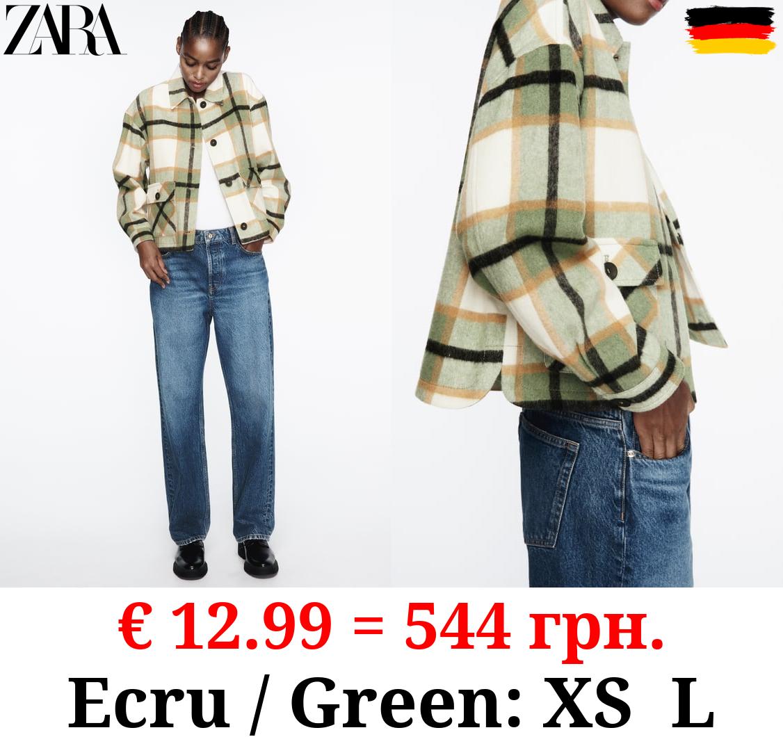 CHECK OVERSHIRT WITH PATCH POCKETS