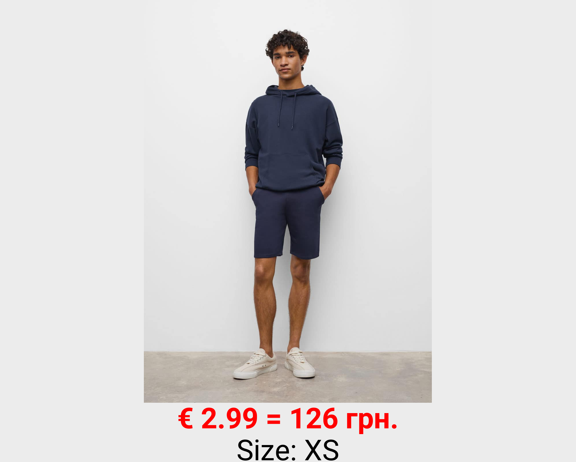 Bermudas algodón cintura elástica