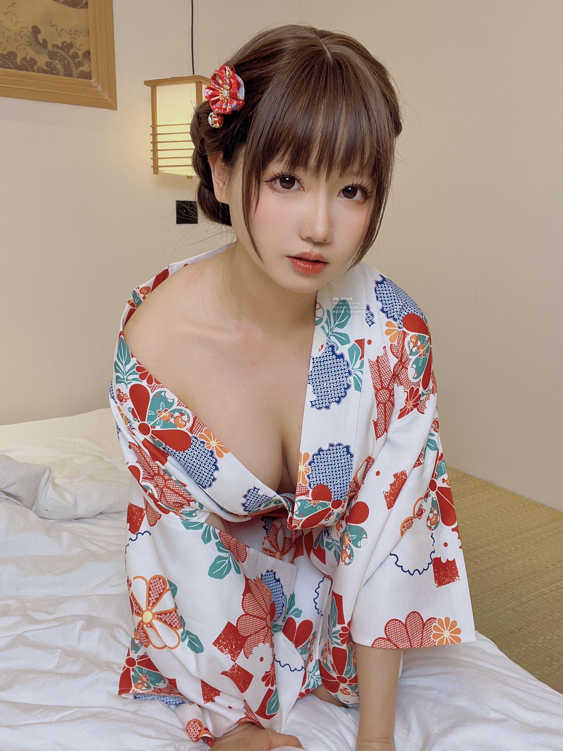 喵子Nyako #Nyako喵子 电子版41 和风烂漫 自拍 45