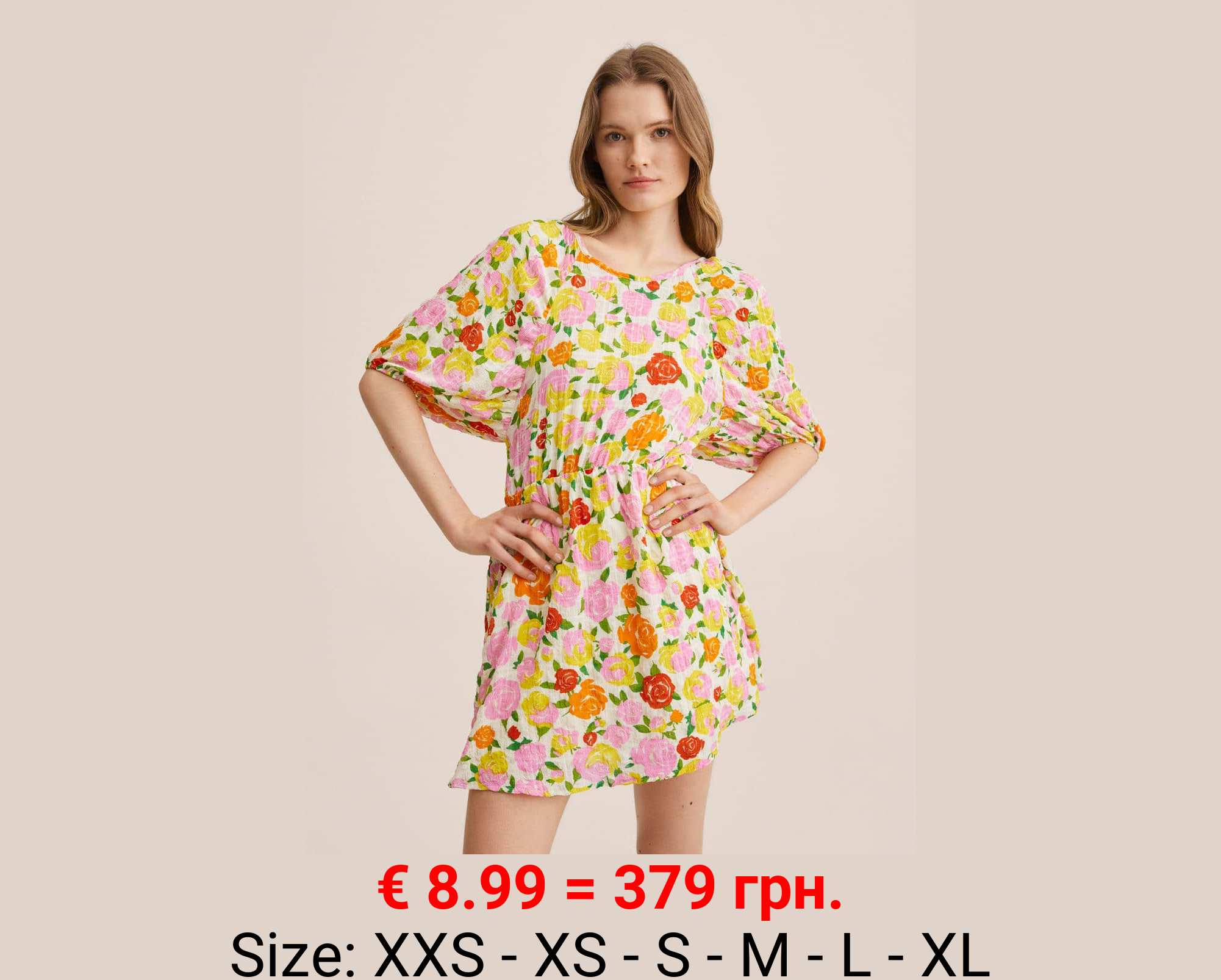 Vestido estampado floral