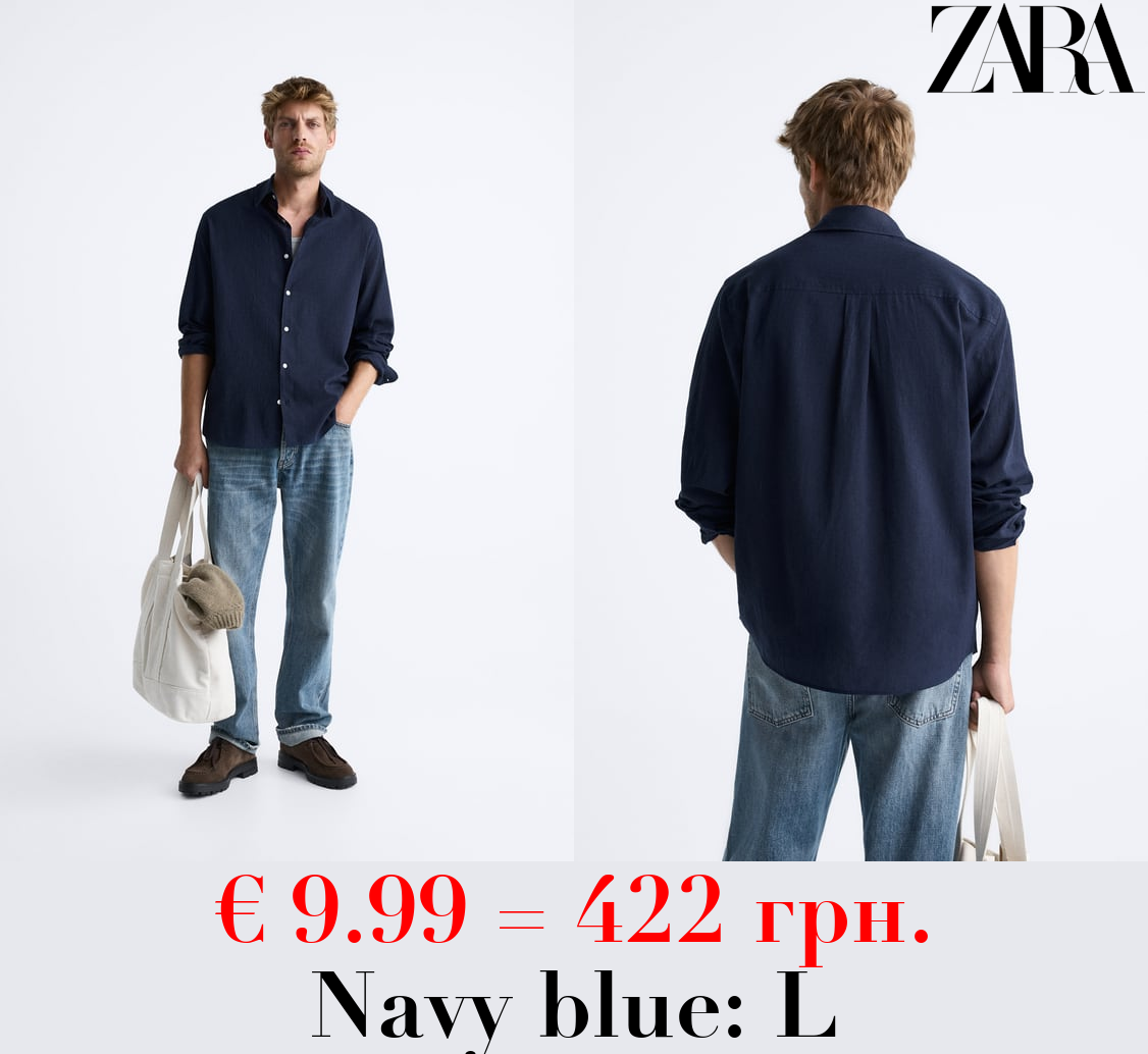 TEXTURED COTTON SHIRT