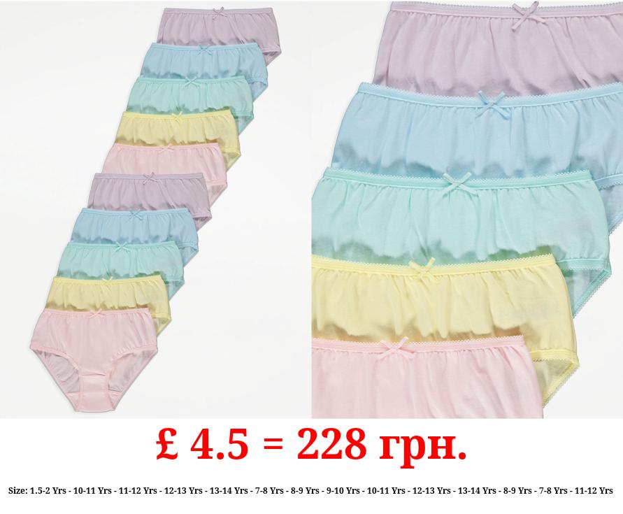 Pastel Briefs 10 Pack