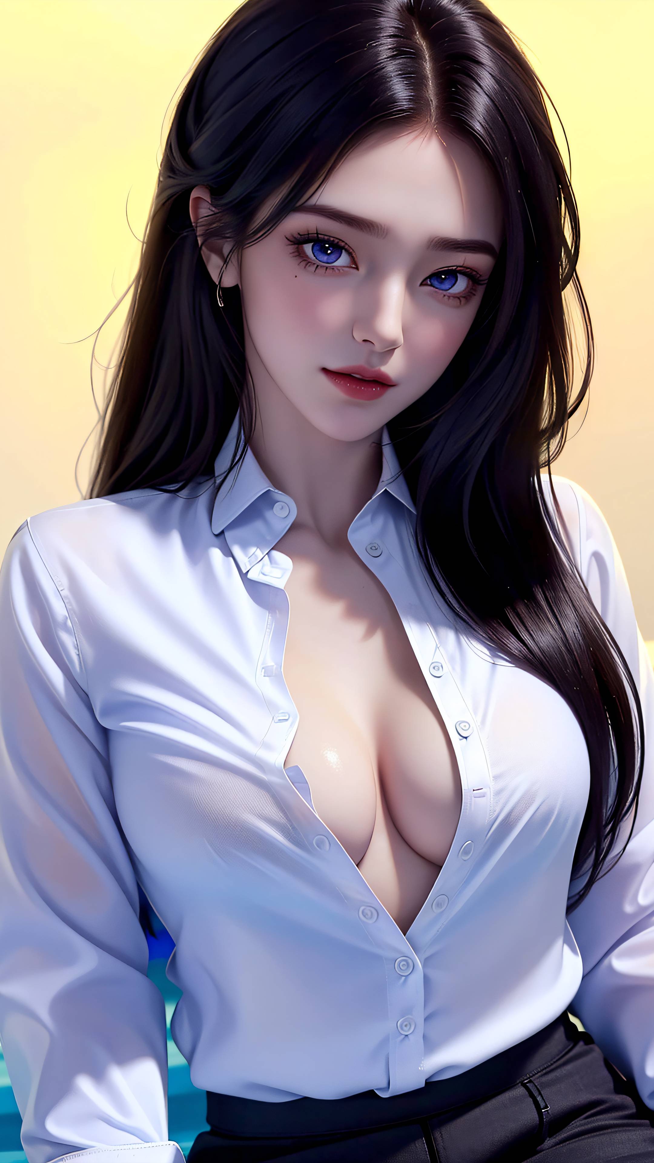 图片[4]-完美世界-月婵 白色衬衫-六色网