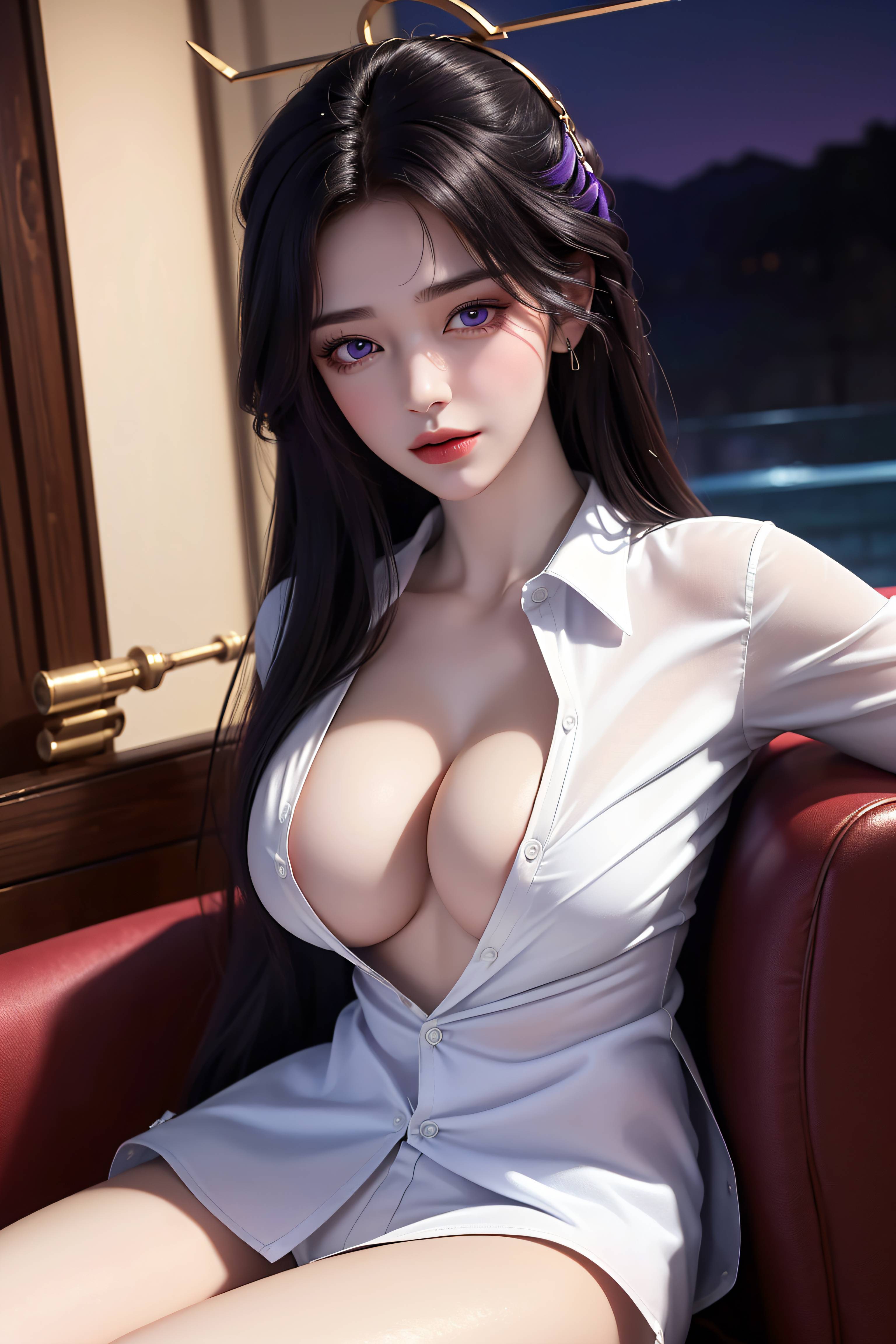 图片[59]-完美世界-月婵 白色衬衫-六色网