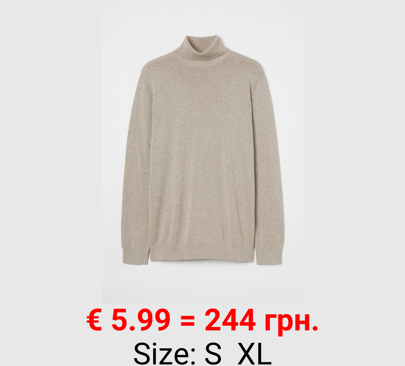 Feinstrick-Rollkragenpullover Slim Fit