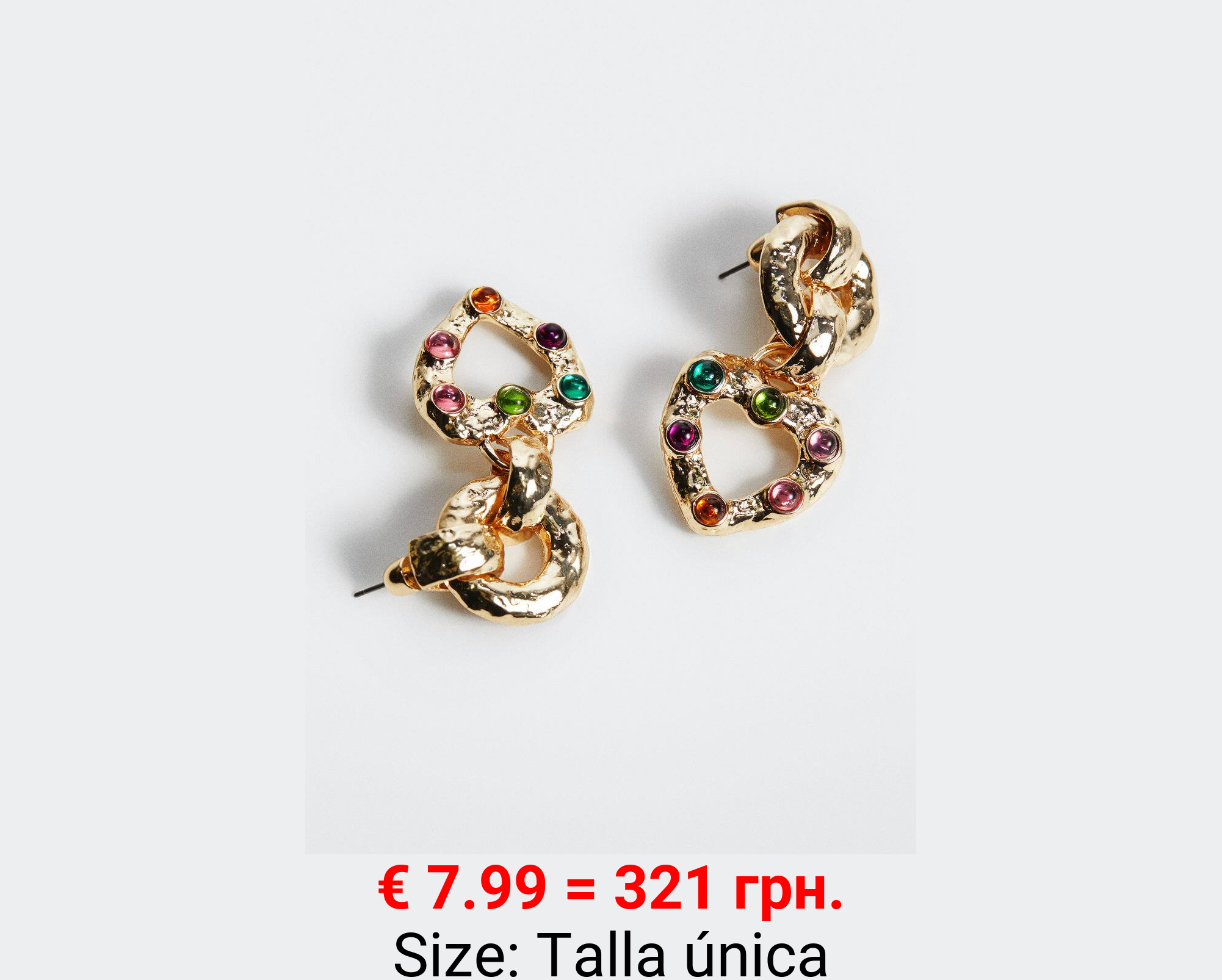 Pendientes colgante cristales