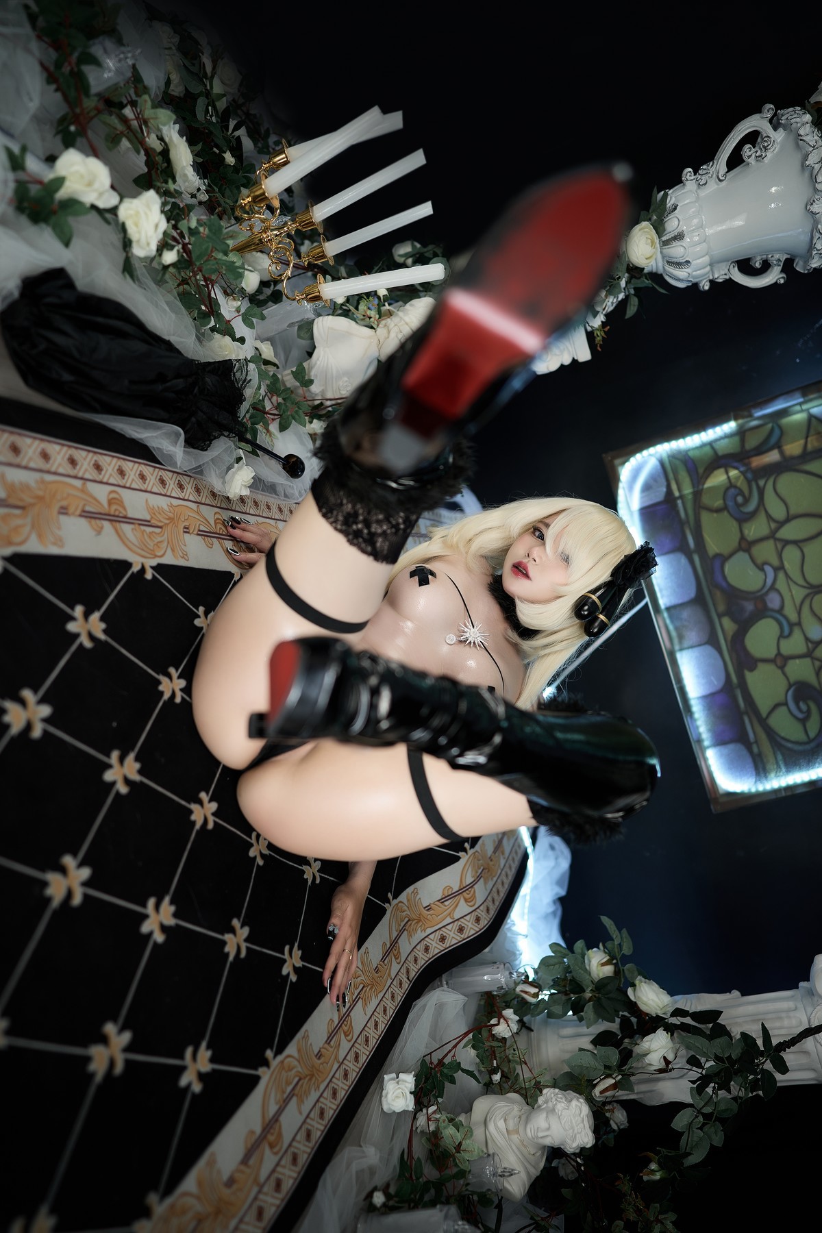 Cosplay 洛璃LoLiSAMA 暗黑小红帽 30