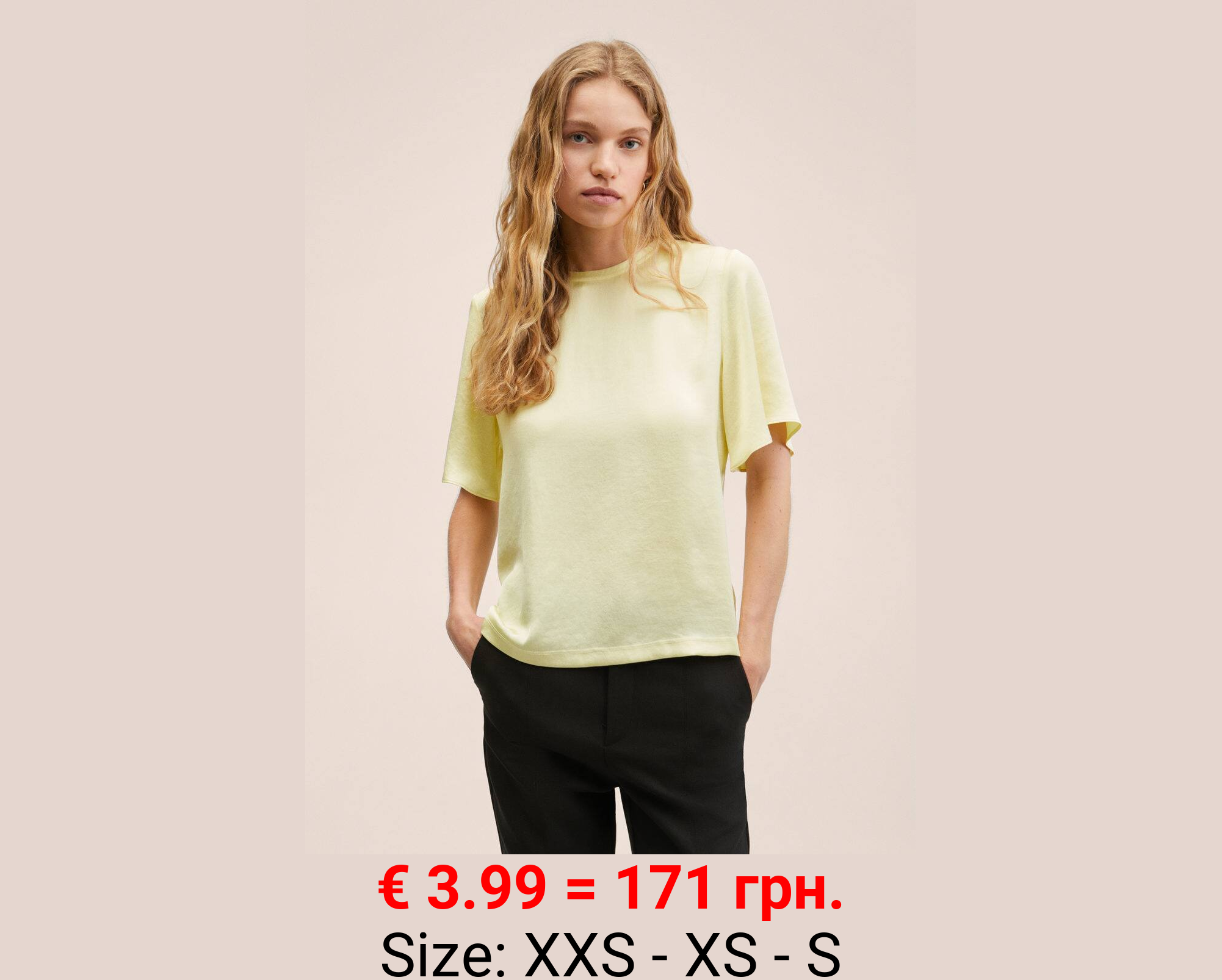 Blusa manga corta