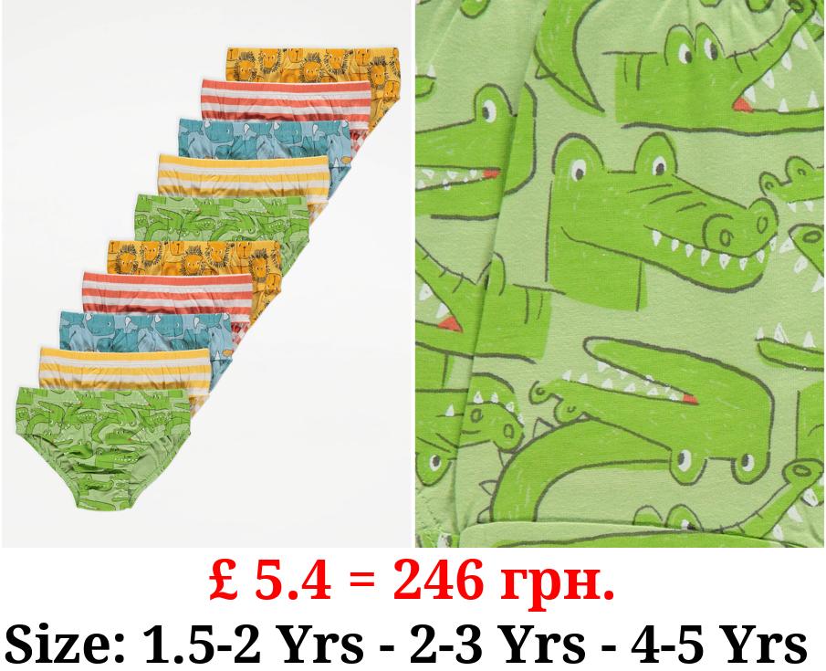 Bright Animal Briefs 10 Pack