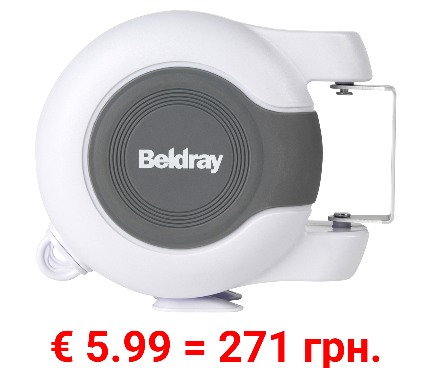 Beldray 26M Doppel Wäscheleine inkl. automatischer Einzug