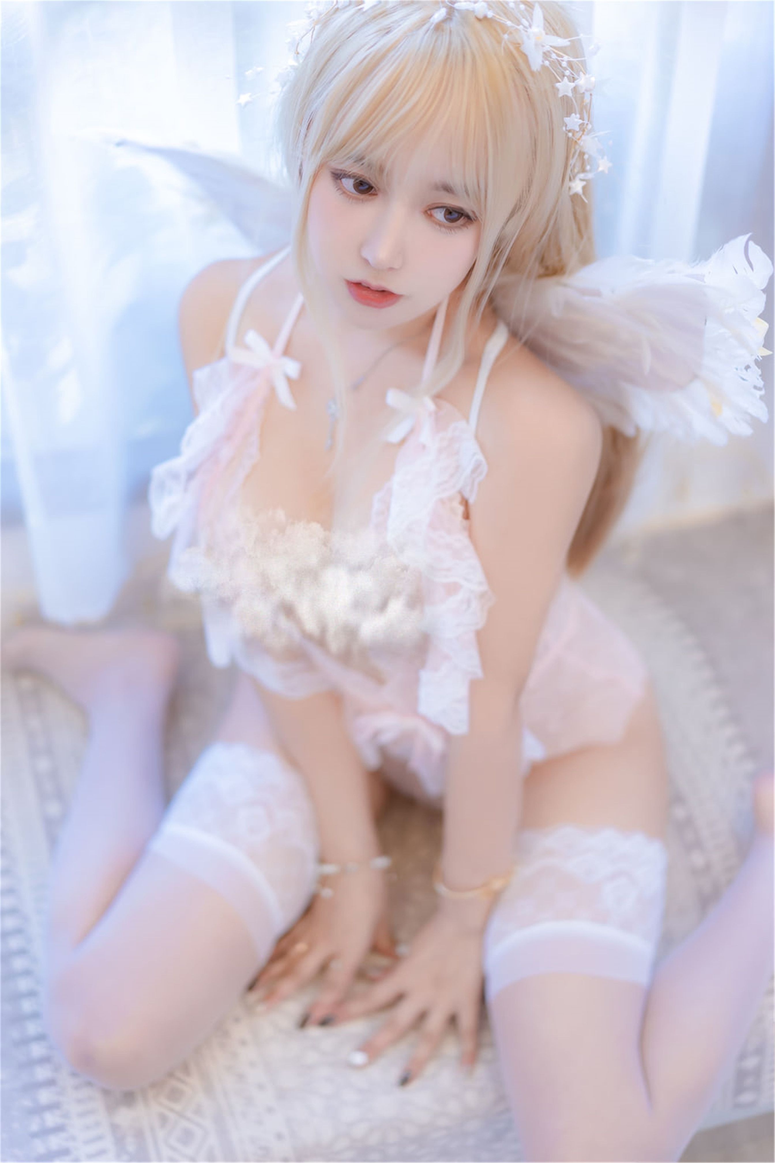 过期米线线喵 - 粉天使 [51P] 34