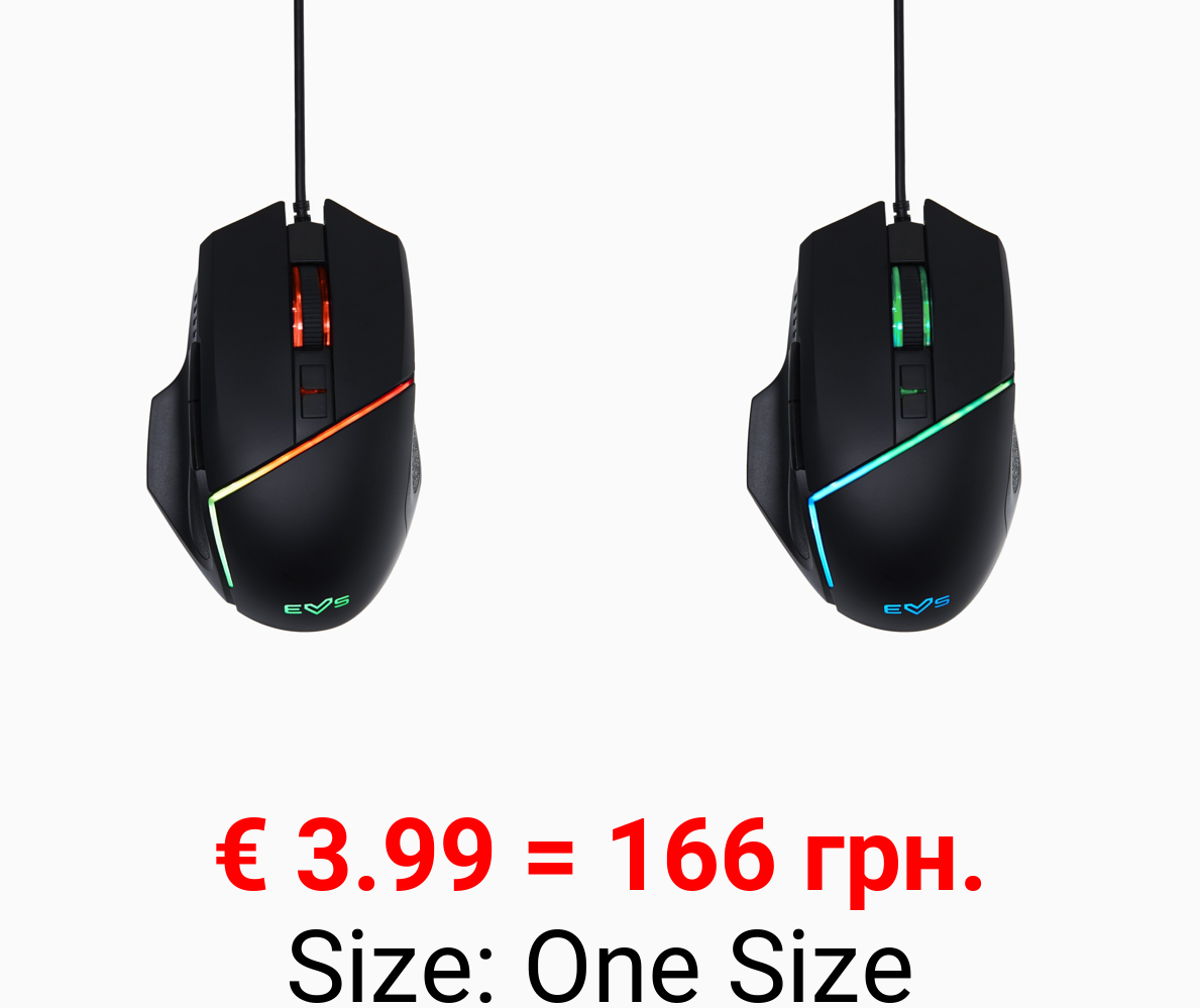 LED 6400 DPI gamer mouse