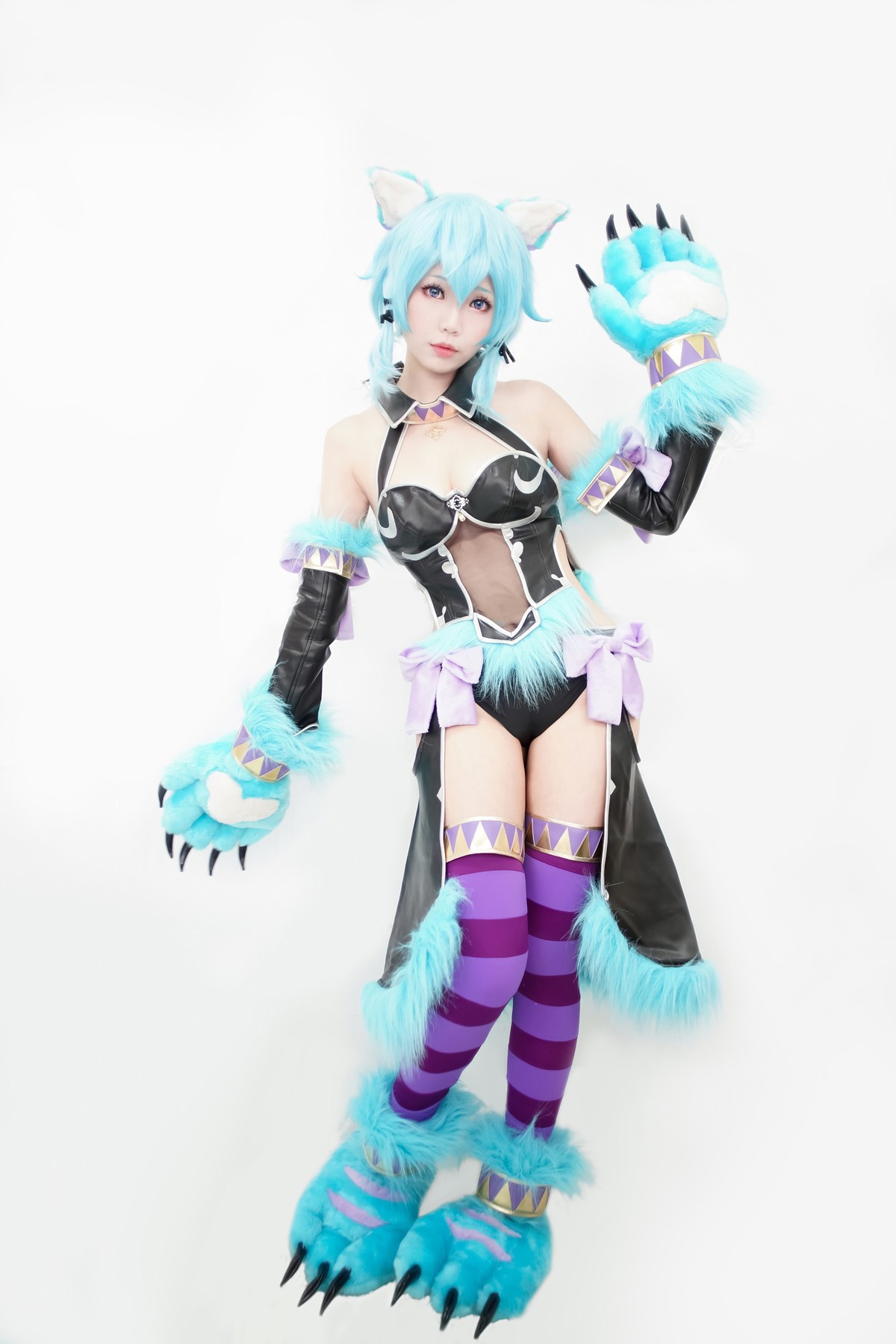 Cosplay ElyEE子 诗乃扑克猫 22