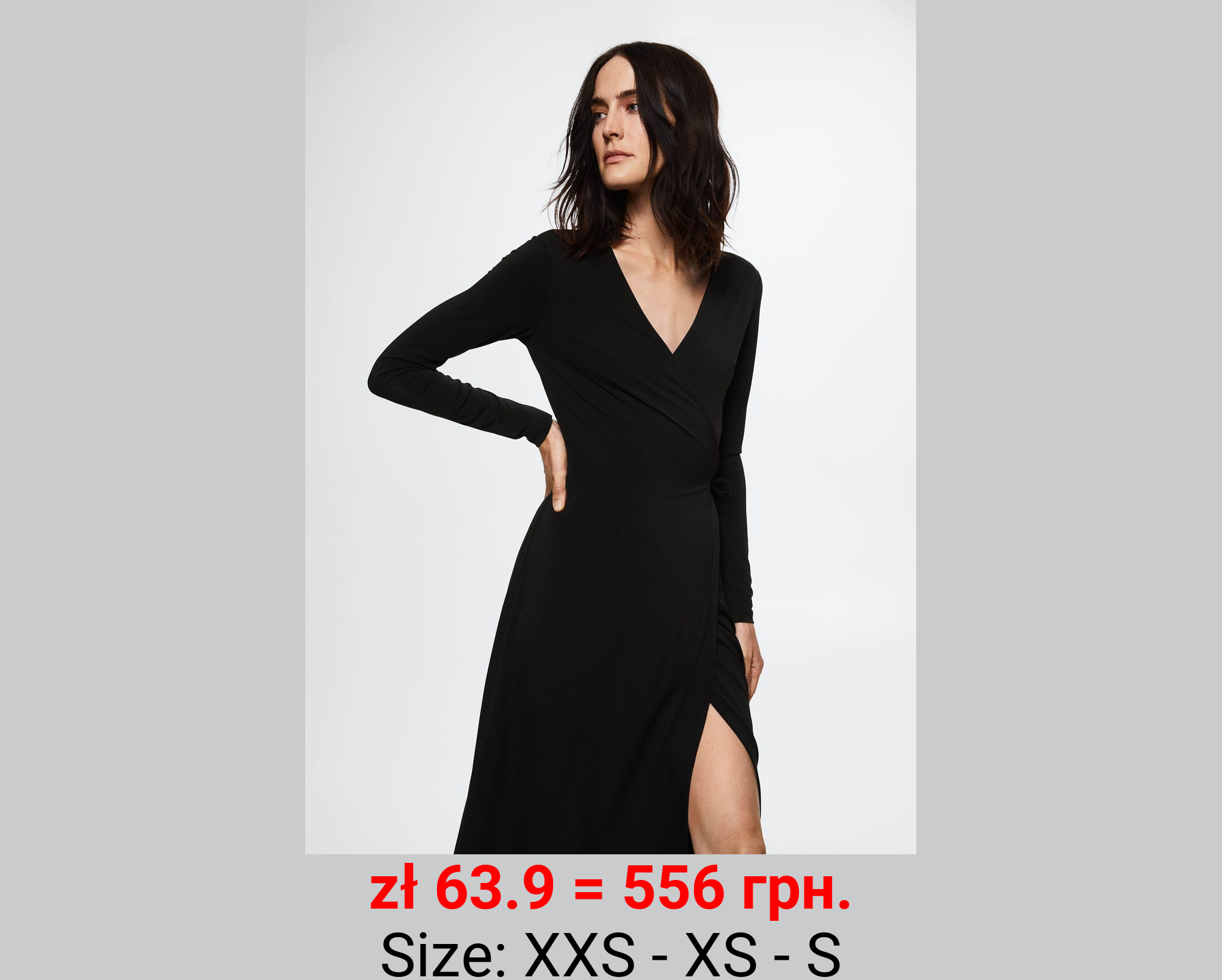 Vestido cruzado nudo