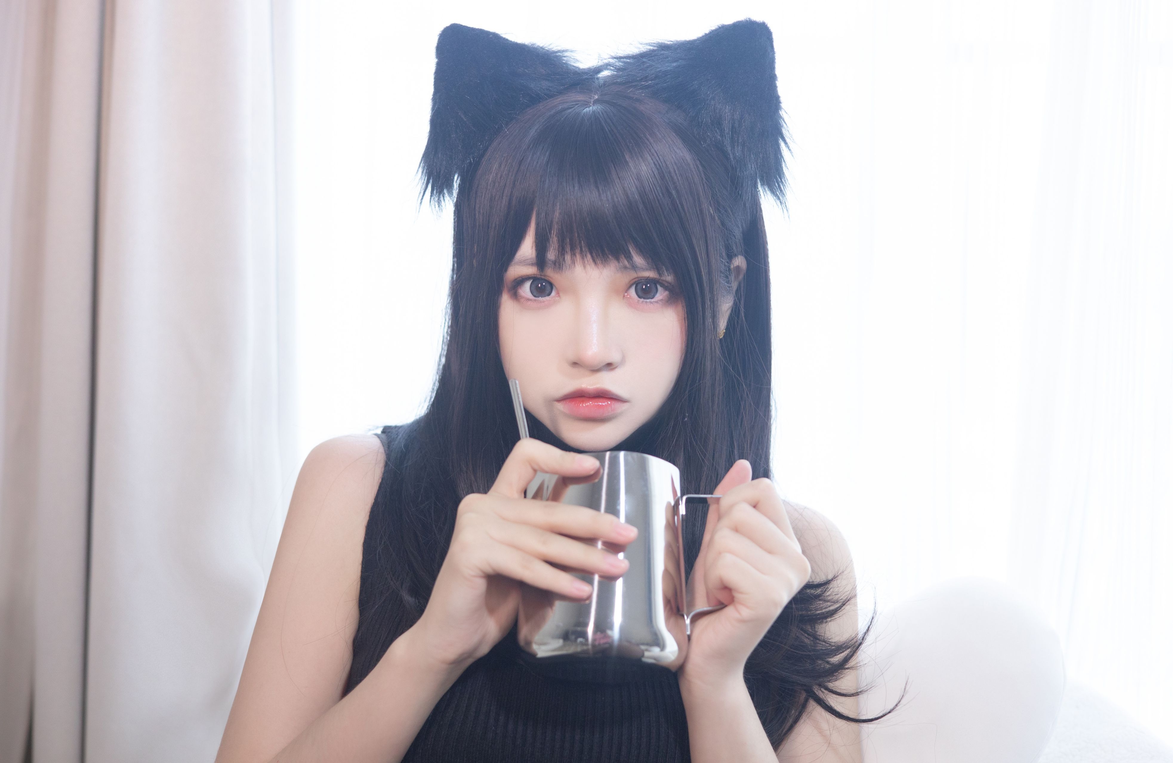 疯猫ss - NO.92 黑毛衣少女 [80P-1.17GB] 24