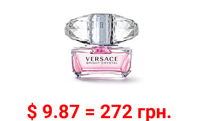 Versace Bright Crystal Eau de Toilette, Perfume for Women, 0.17 Oz Mini & Travel Size