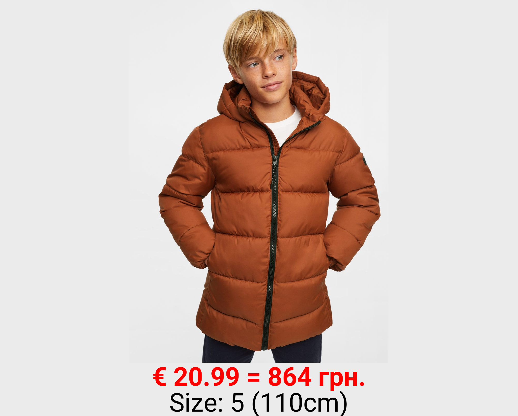 Anorak largo acolchado