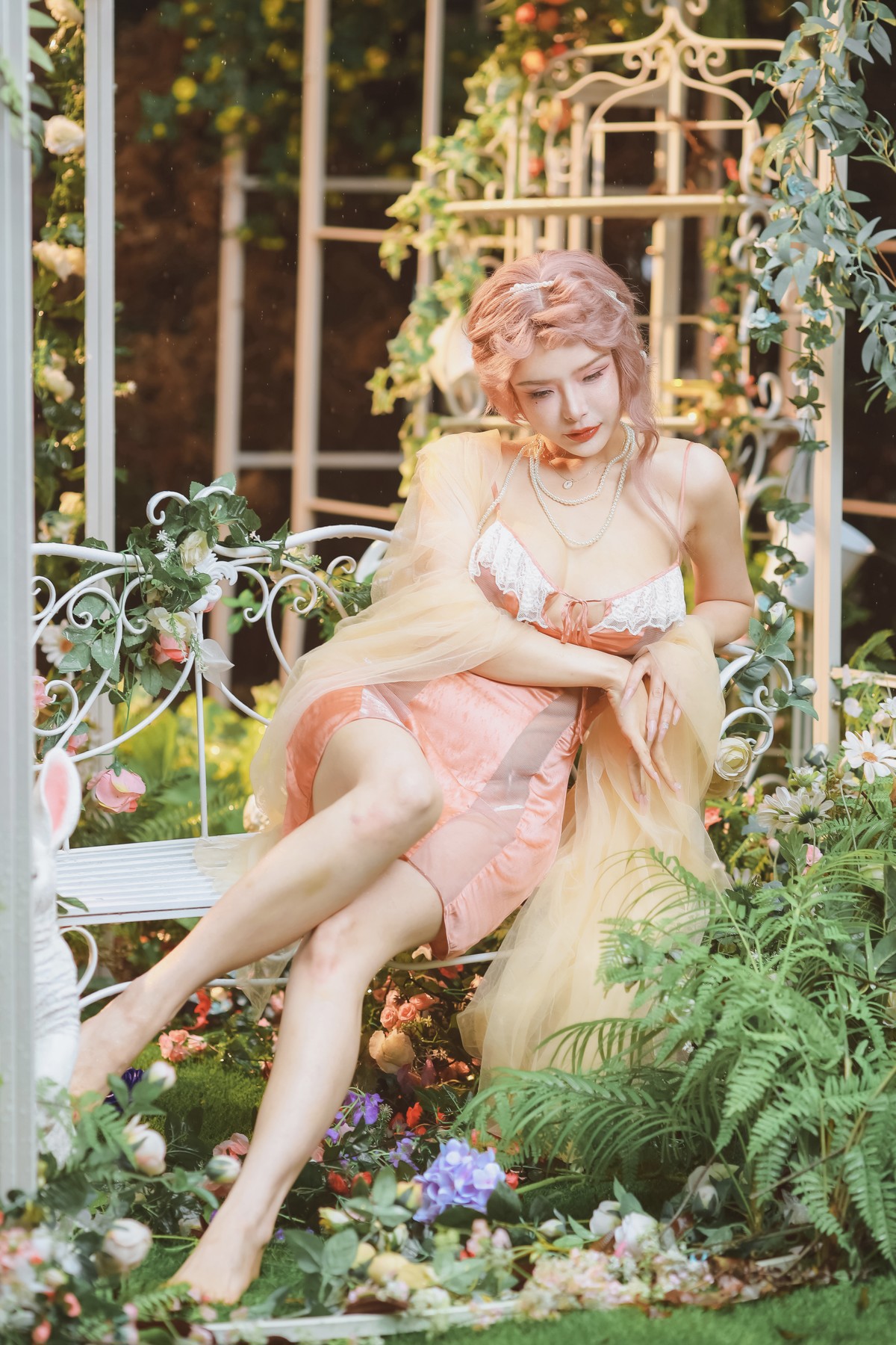 Cosplay 夏小秋秋秋 花园嬉水 2