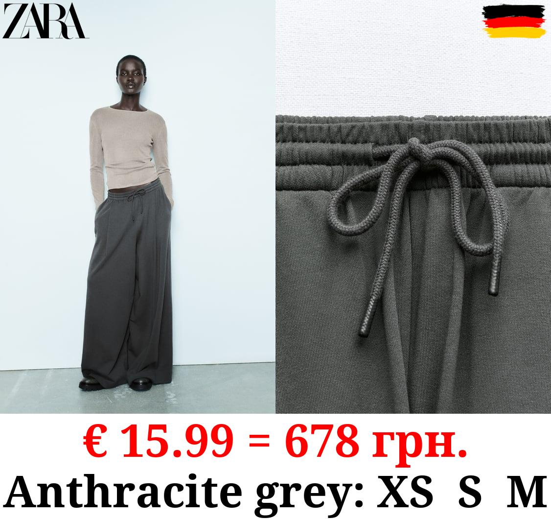 BROAD PLUSH TROUSERS