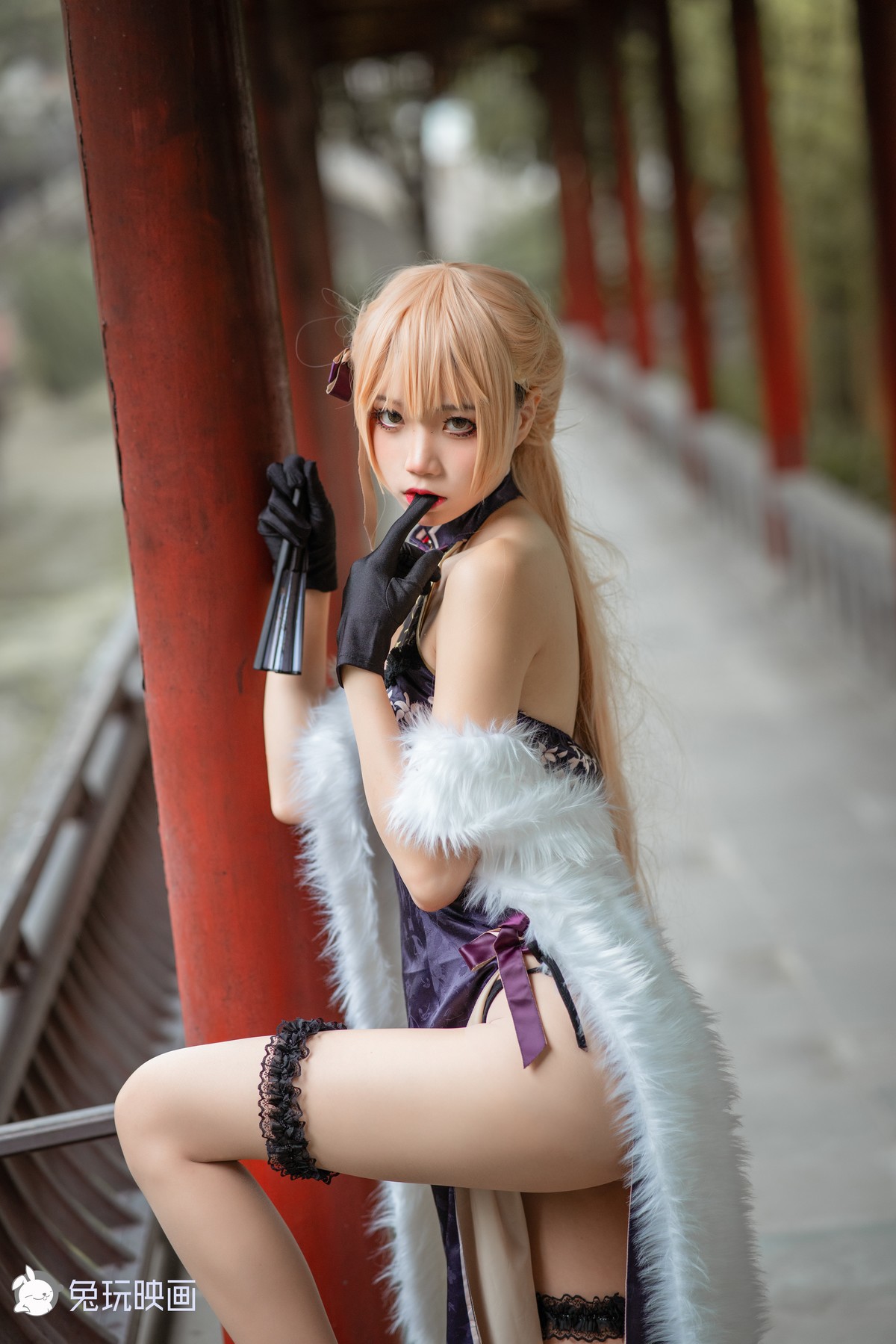 Cosplay 兔玩映画 紫雨心 28