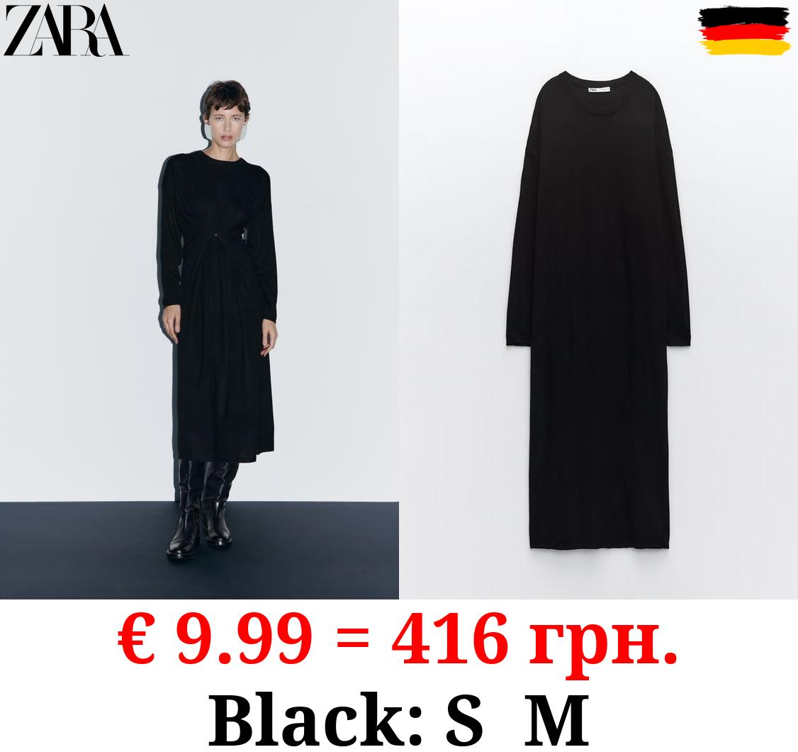 MULTIWAY KNIT DRESS WITH BUTTON