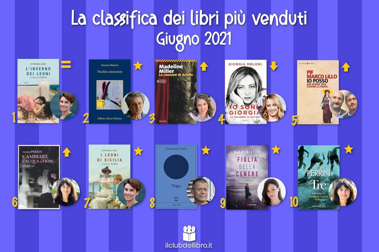 I 10 libri più venduti della settimana: Manzini, Murgia e Lackberg sul podio