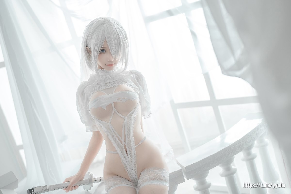 蠢沫沫 - 2B 白婚纱 [59P] 1