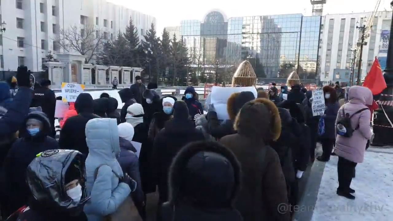 Митинг в Хабаровске: люди снова вышли в поддержку Фургала