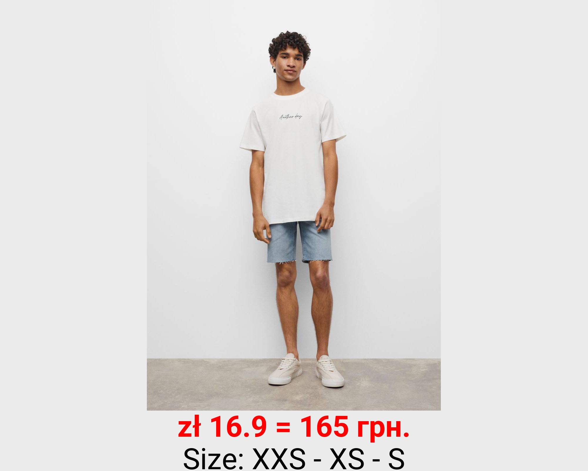 Bermudas denim bajo deshilachado