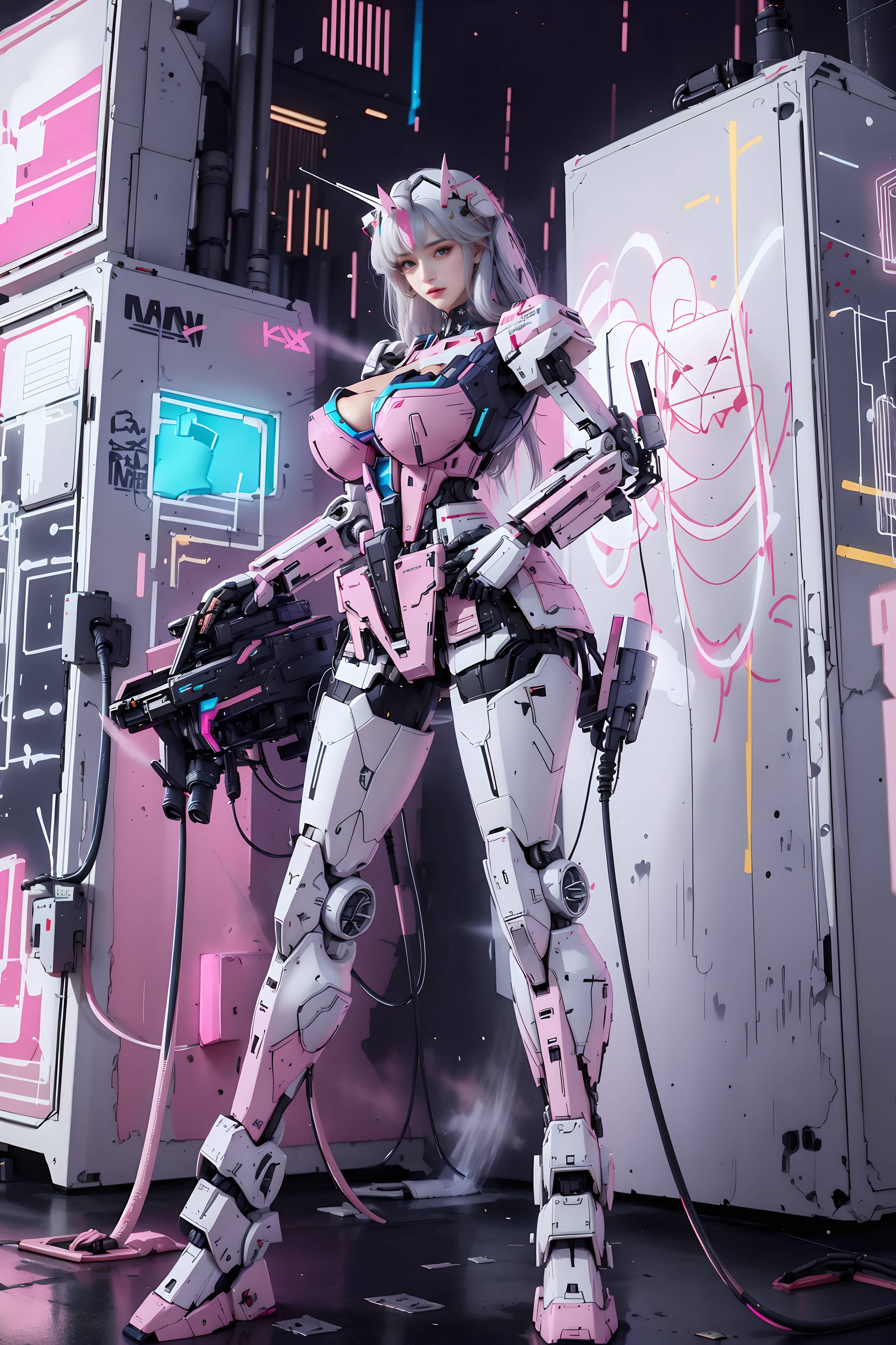 图片[45]-粉色高达_机甲少女-六色网