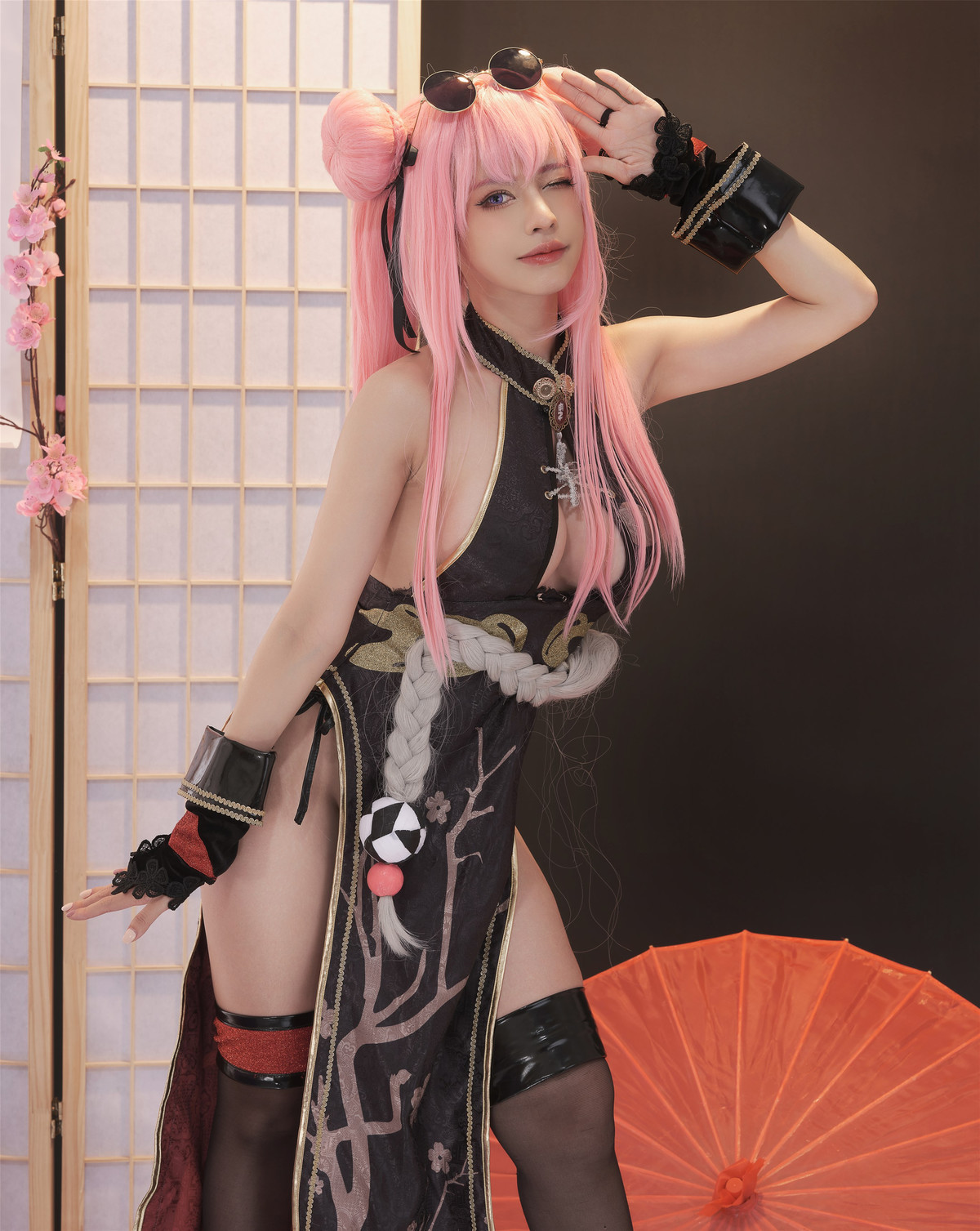 Cosplay PingPing平平 Bremerton KungFu Qipao 6