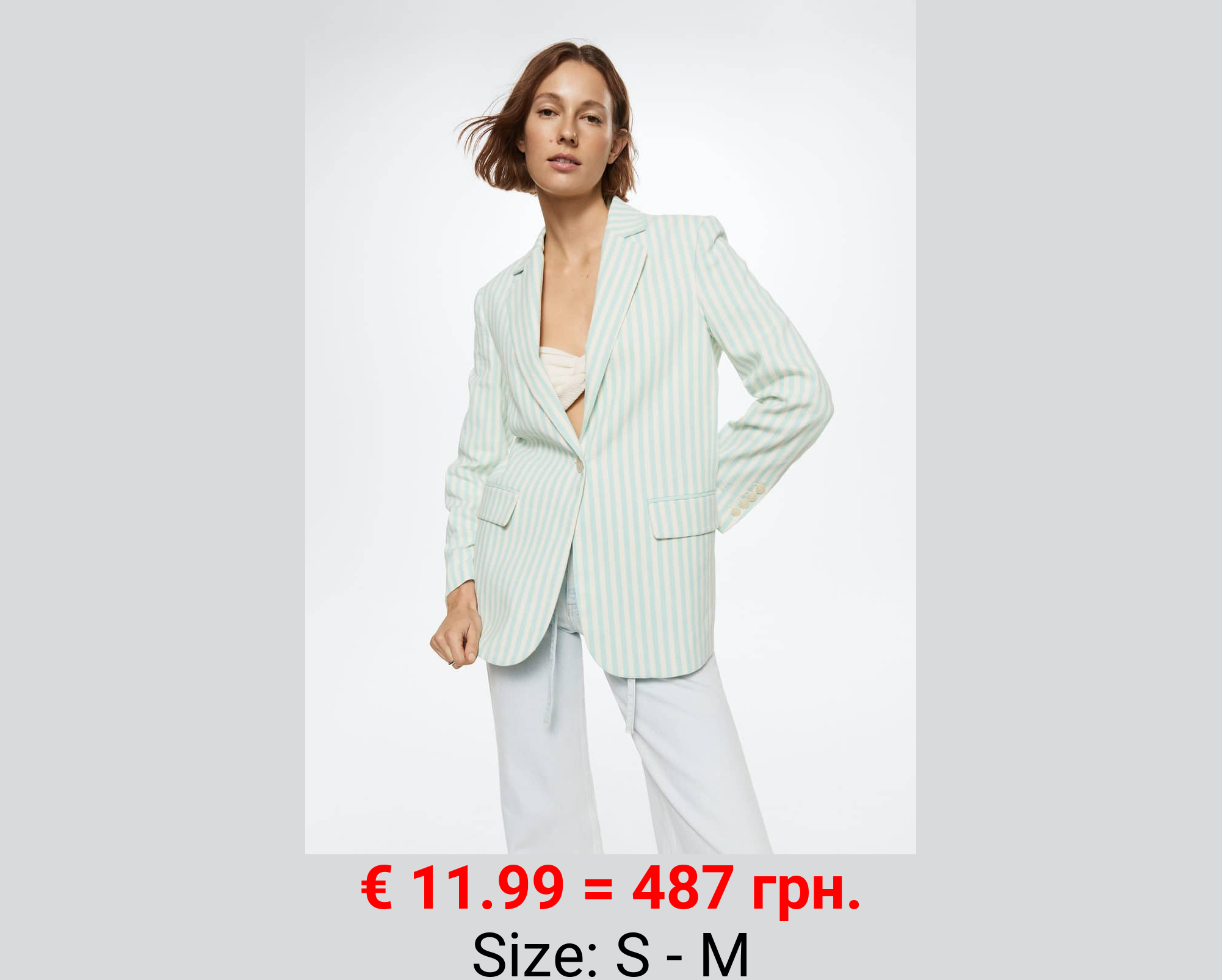 Americana traje rayas