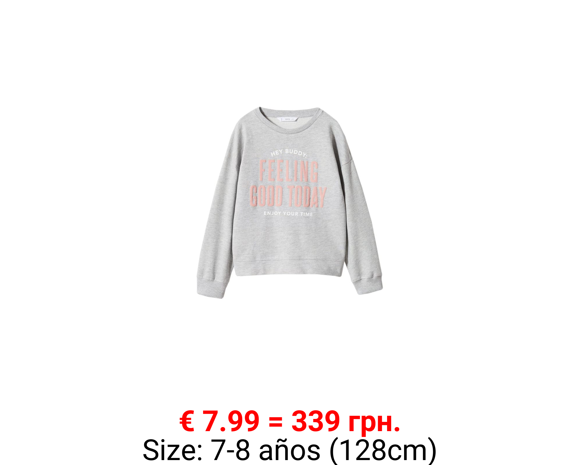 Sudadera estampado algodón