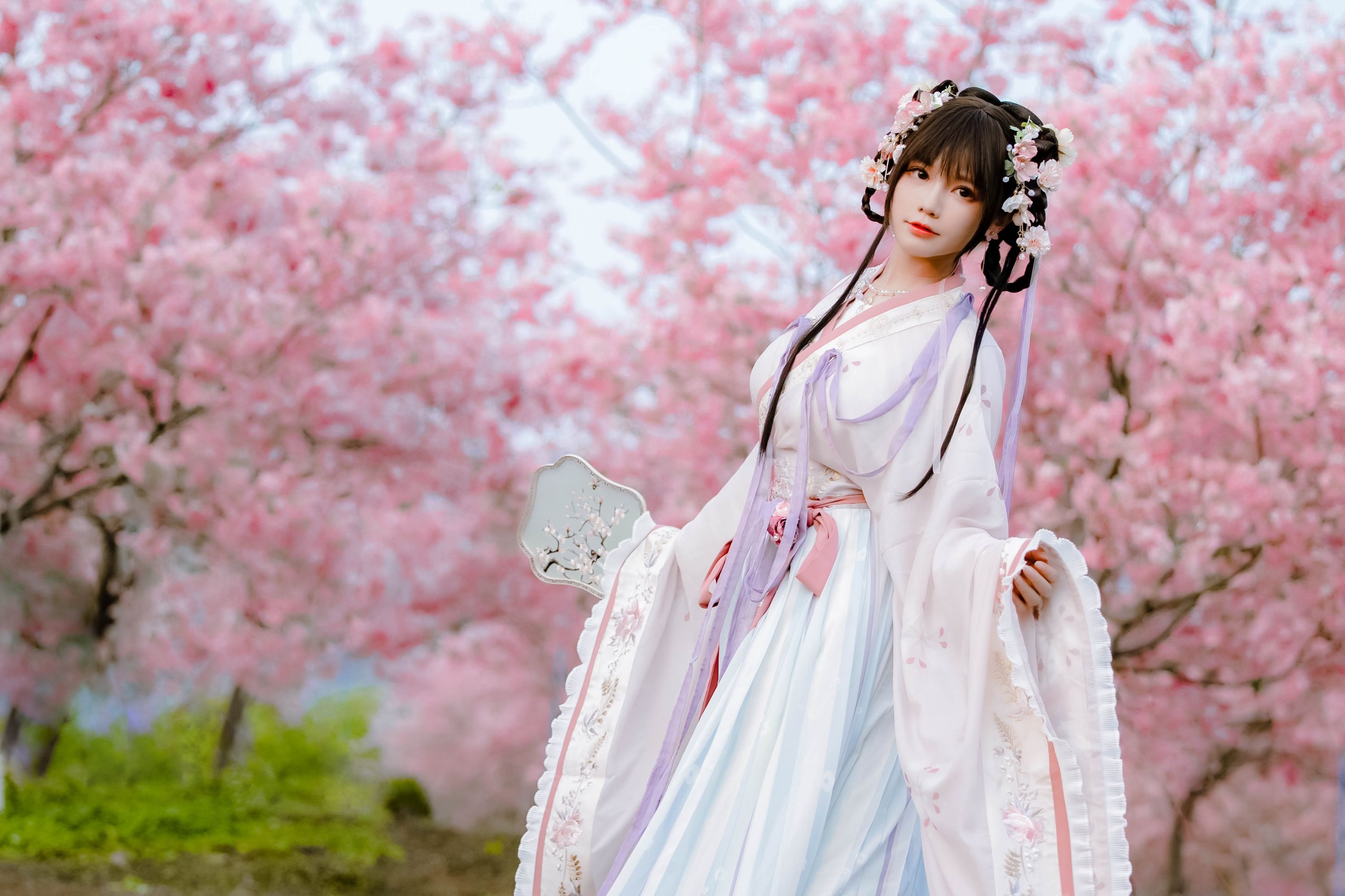 喵子Nyako - 樱花汉服 花神祈愿 [52P-219MB] 15