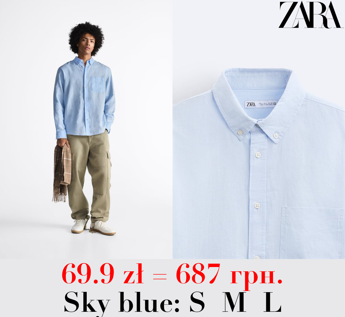 COTTON - LINEN SHIRT