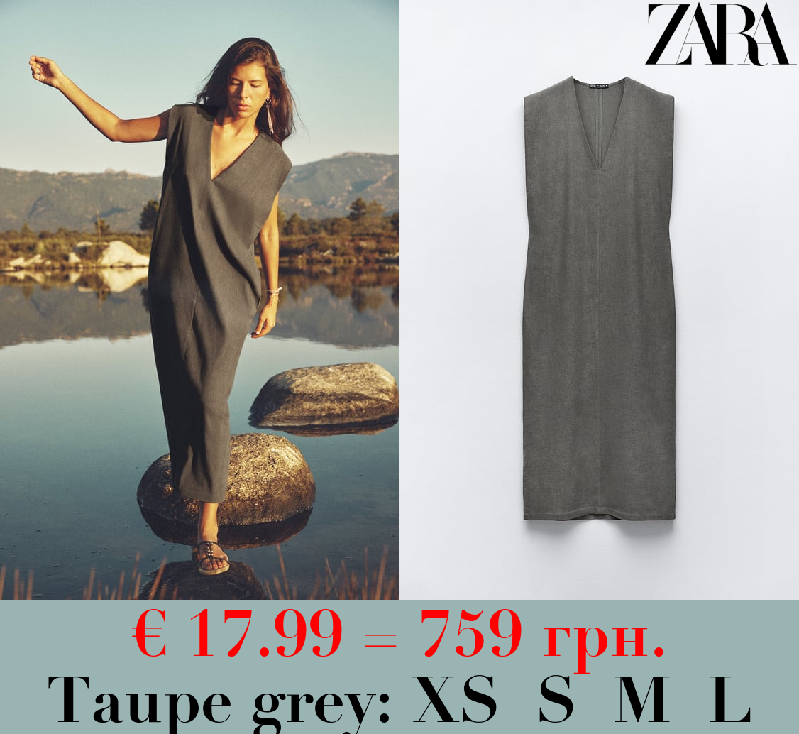 DRESS WITH SHOULDER PADS