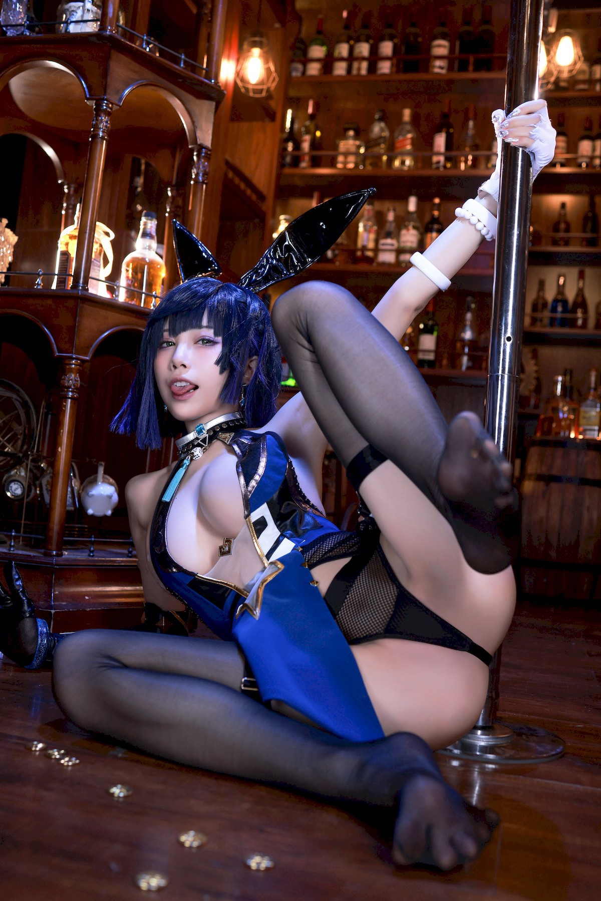 水淼aqua Cosplay 夜兰 Yelan Vol.02 24