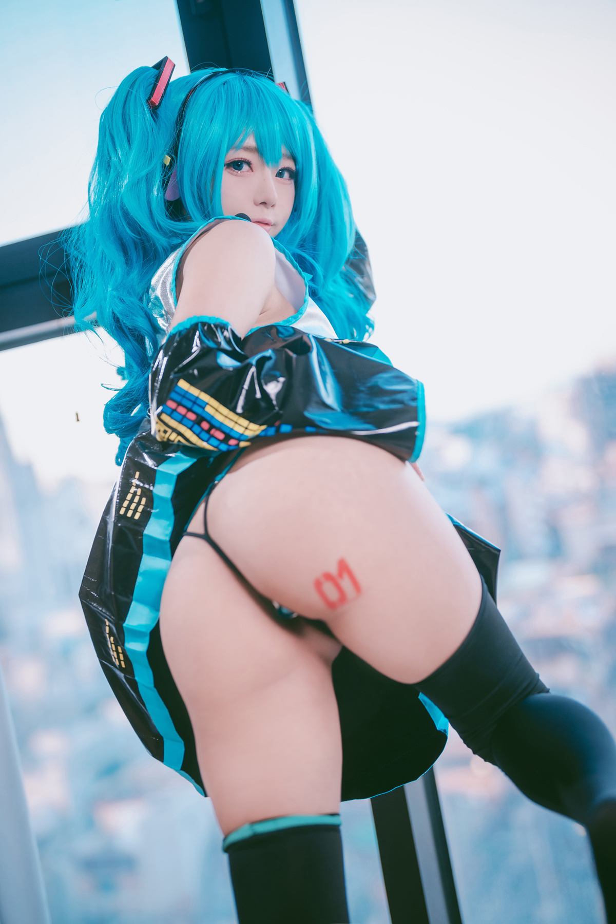Cosplay Maruemon 마루에몽 Plug Me In Miku Set.02 11
