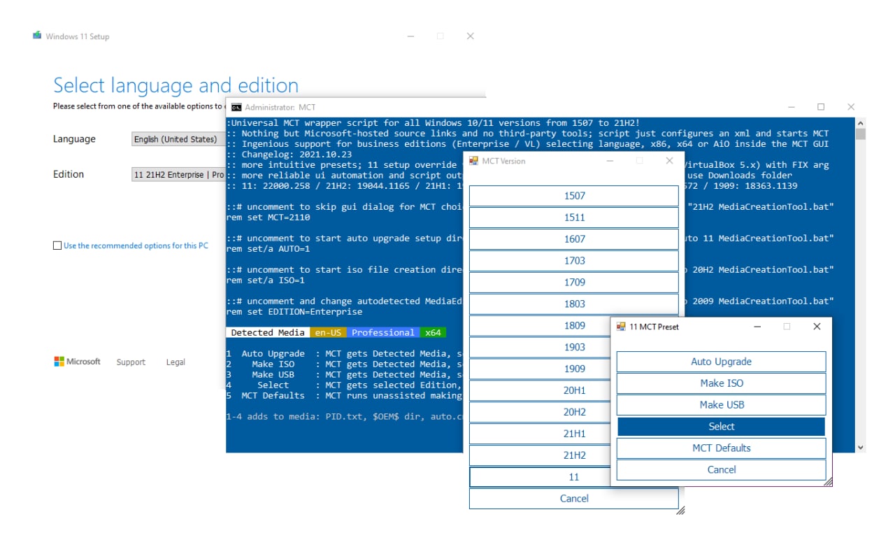 Universal Media Creation Tool. Universal Media Creation Tool Windows 11 22h2. MEDIACREATIONTOOL.bat-main. MEDIACREATIONTOOL_win11_23h2.