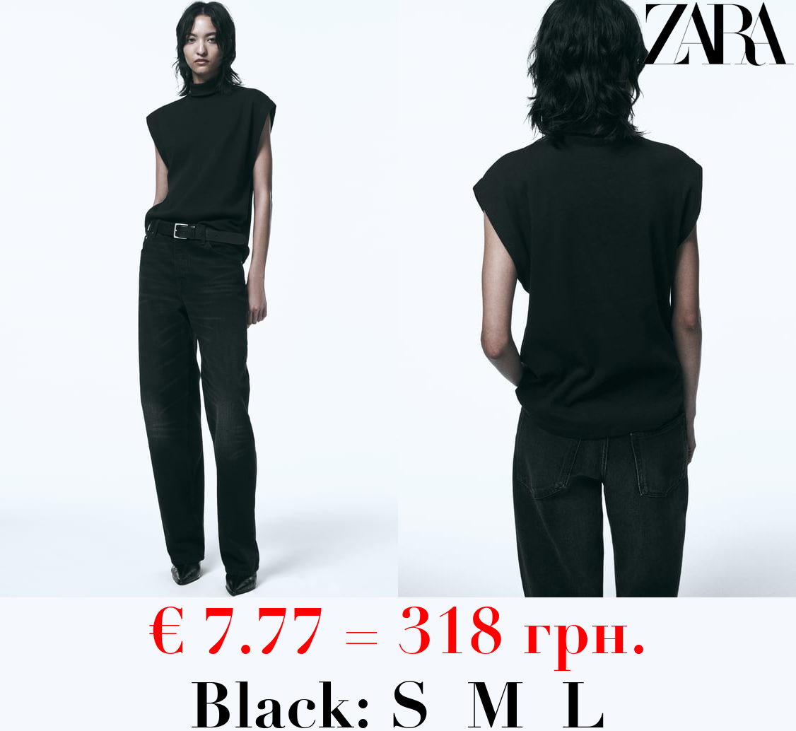 RIBBED COTTON T-SHIRT