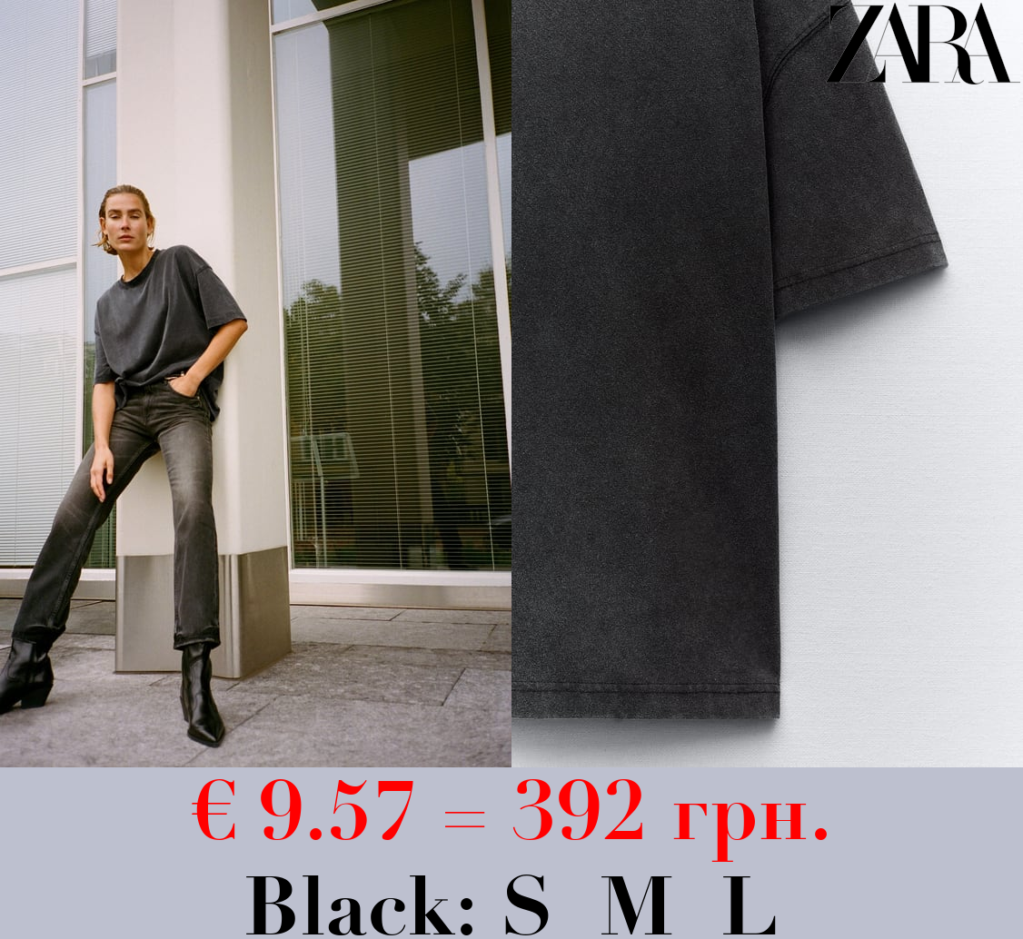 FADED-EFFECT T-SHIRT