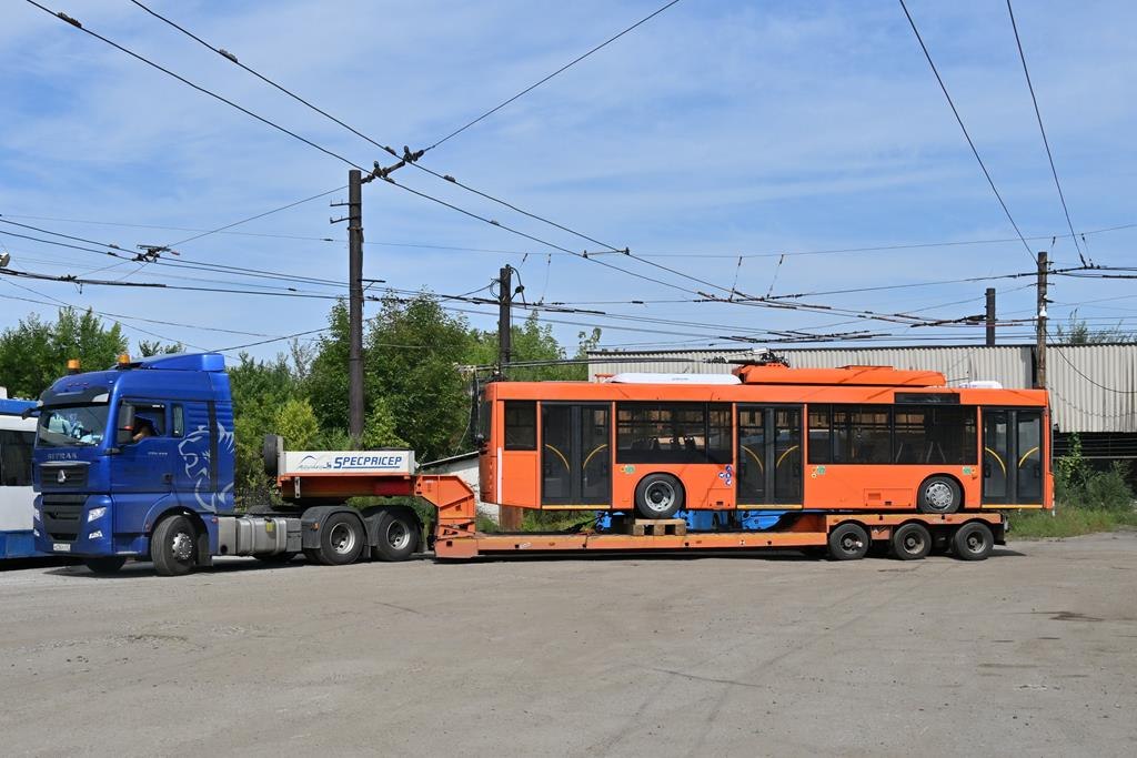 Два новых троллейбуса прибыли в Хабаровск из Белоруссии
