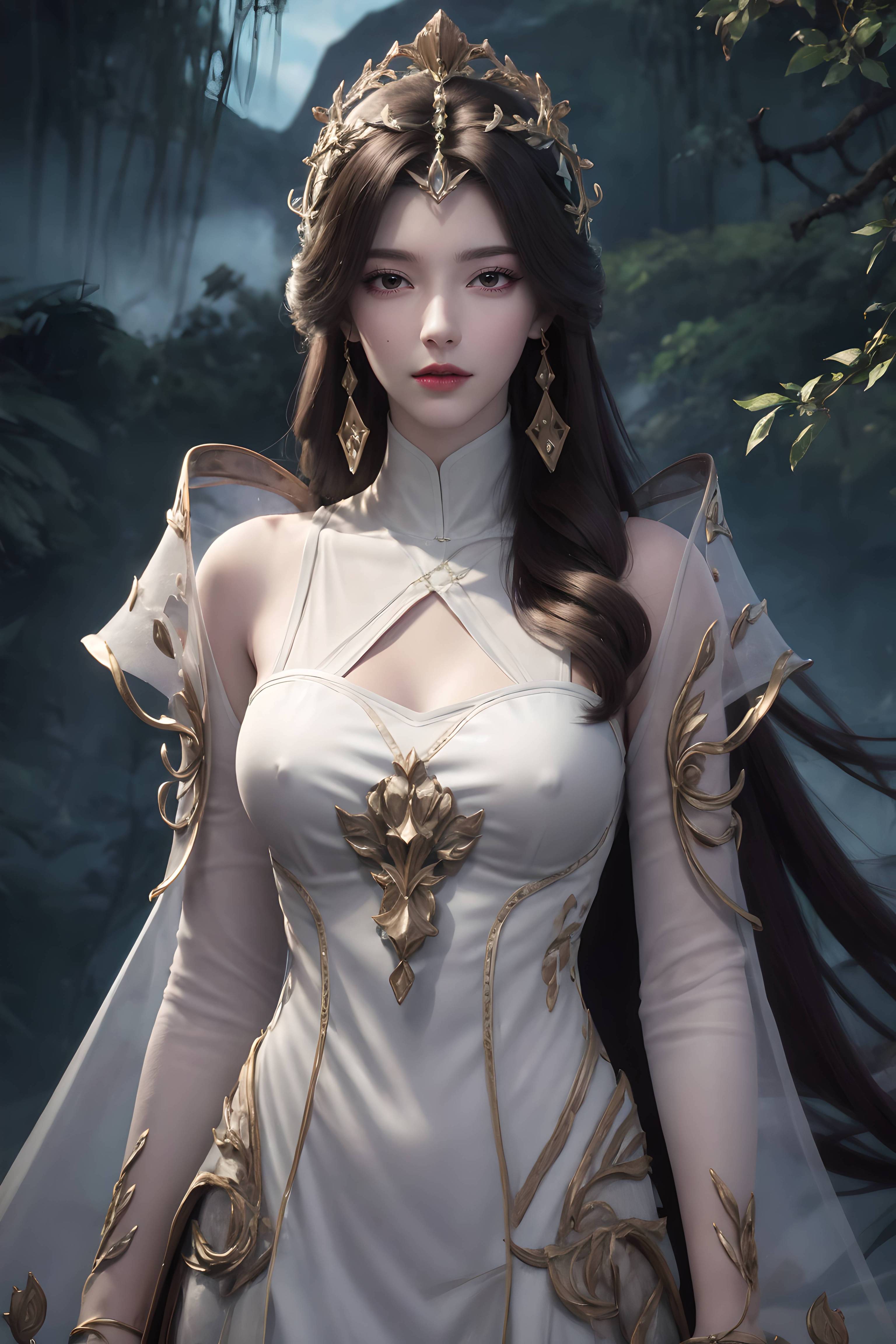 完美世界-柳神 长裙写真-六色网