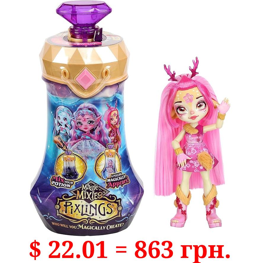 Magic Mixies Pixlings. Deerlee The Deer Pixling. Create and Mix A Magic Potion That Magically Reveals A Beautiful 6.5" Pixling Doll Inside A Potion Bottle!