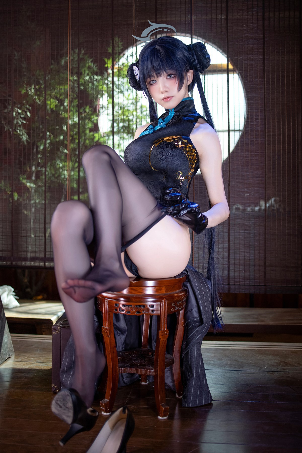 Cosplay 水淼Aqua 碧蓝档案 妃咲 Set.01 6