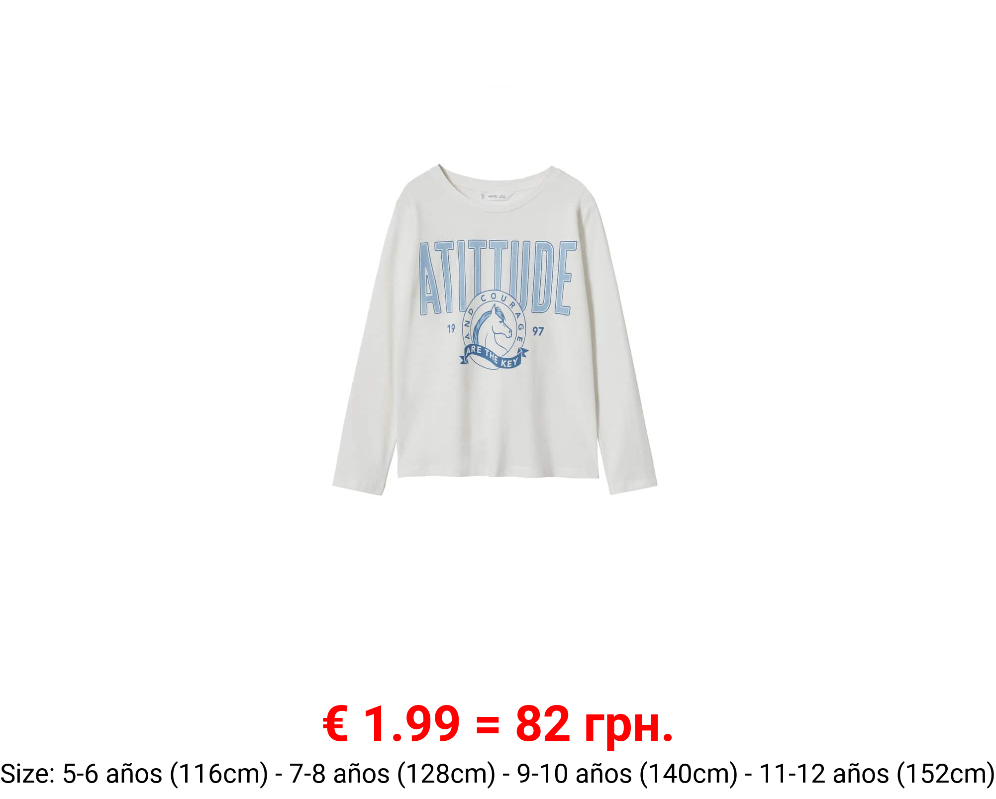 Camiseta manga larga mensaje