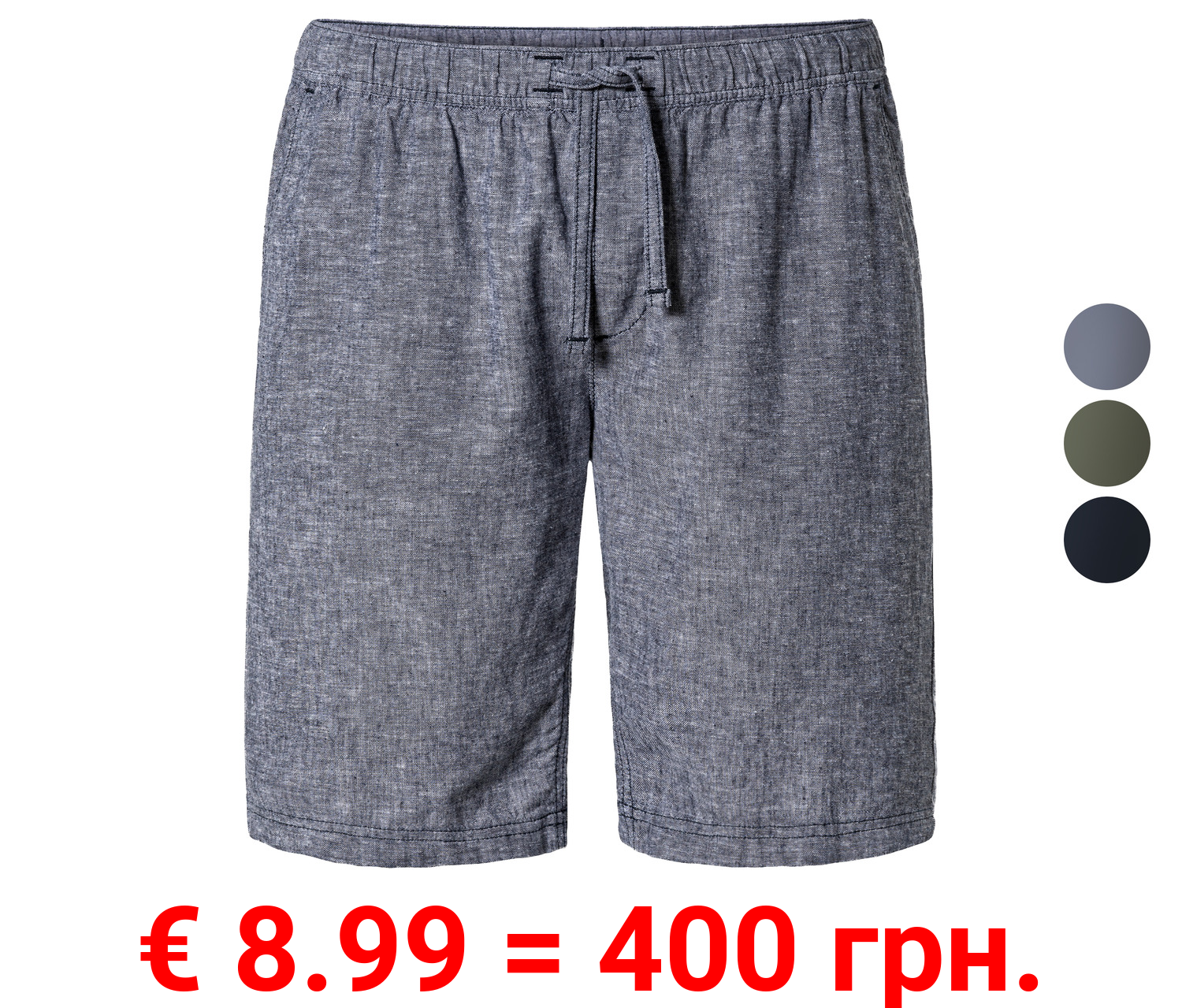 LIVERGY® Herren Bermuda, normale Leibhöhe