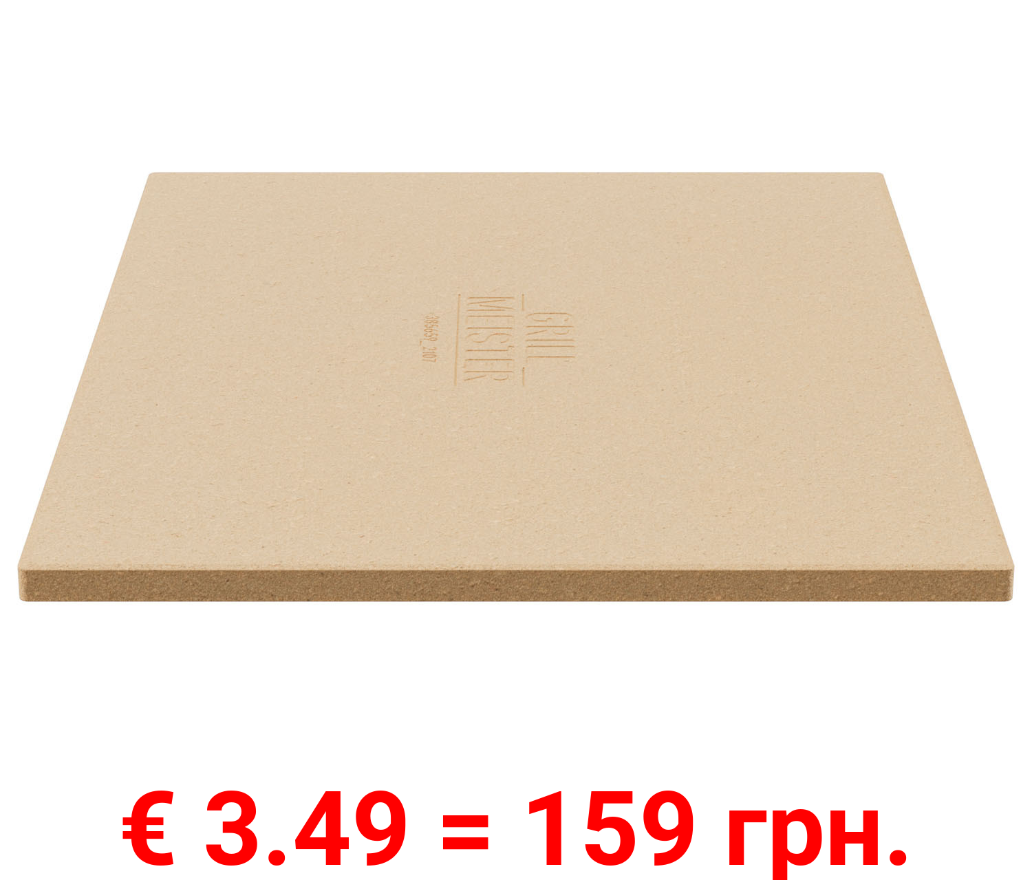 GRILLMEISTER Pizzastein, wärmespeichernd