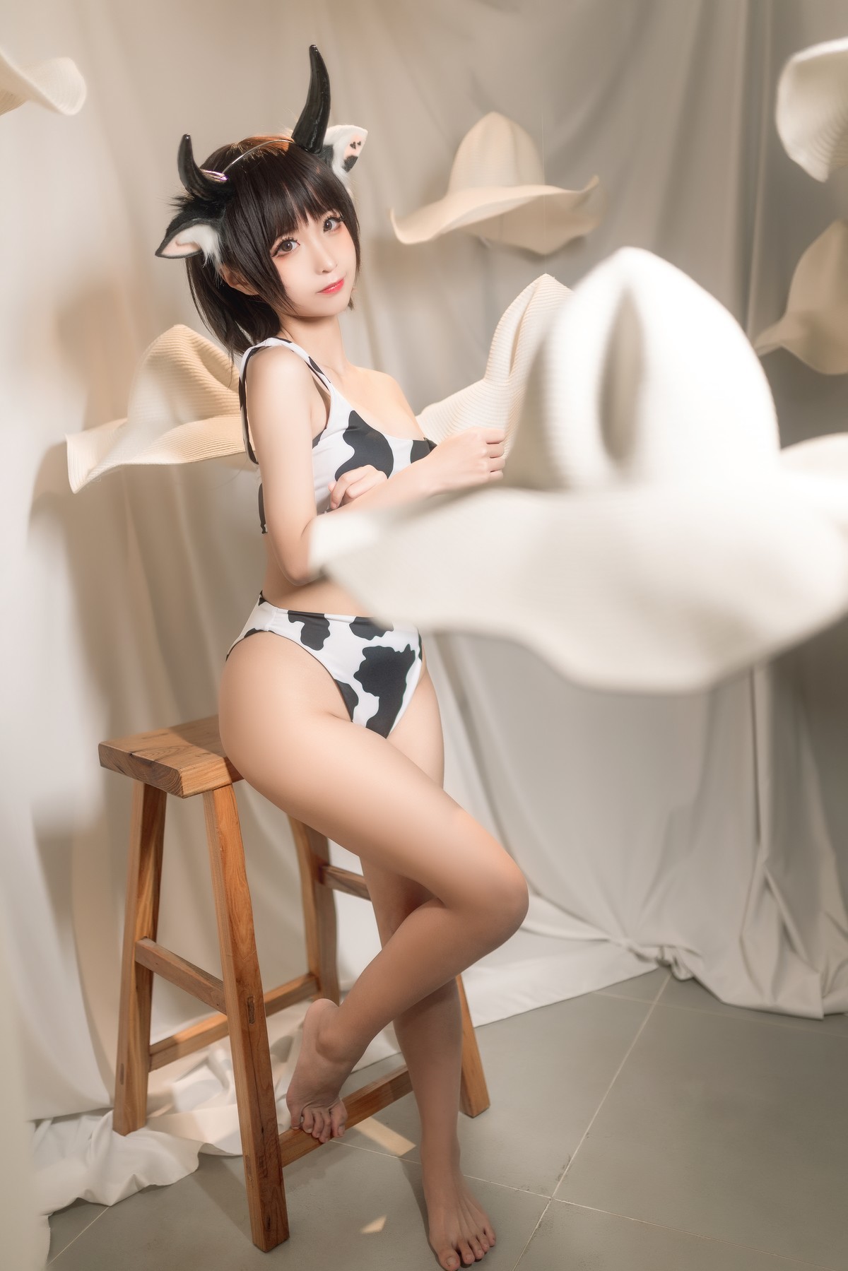Cosplay 蠢沫沫 Chunmomo 花花牛 24