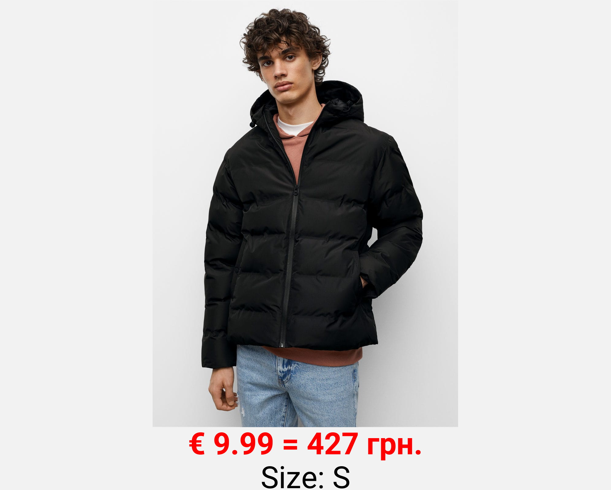 Anorak acolchado capucha